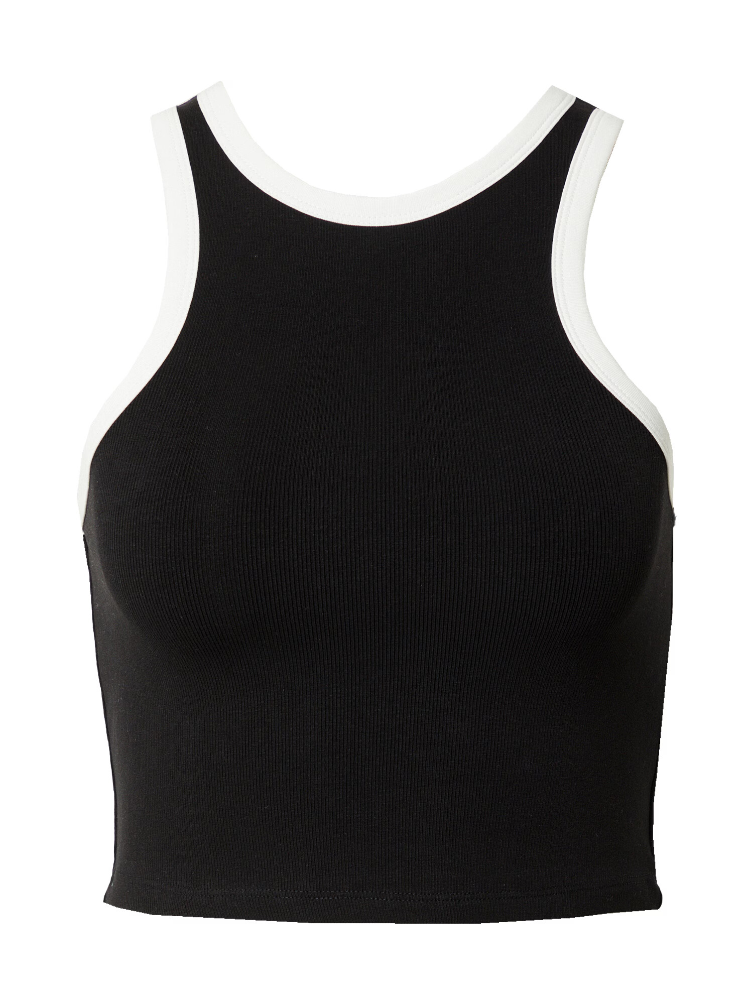 Gina Tricot Top 'Ciara' negru / alb - Pled.ro