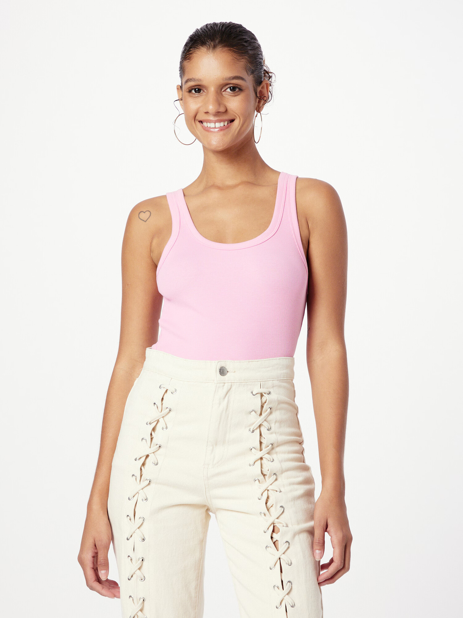 Gina Tricot Top 'Ellen' roz - Pled.ro