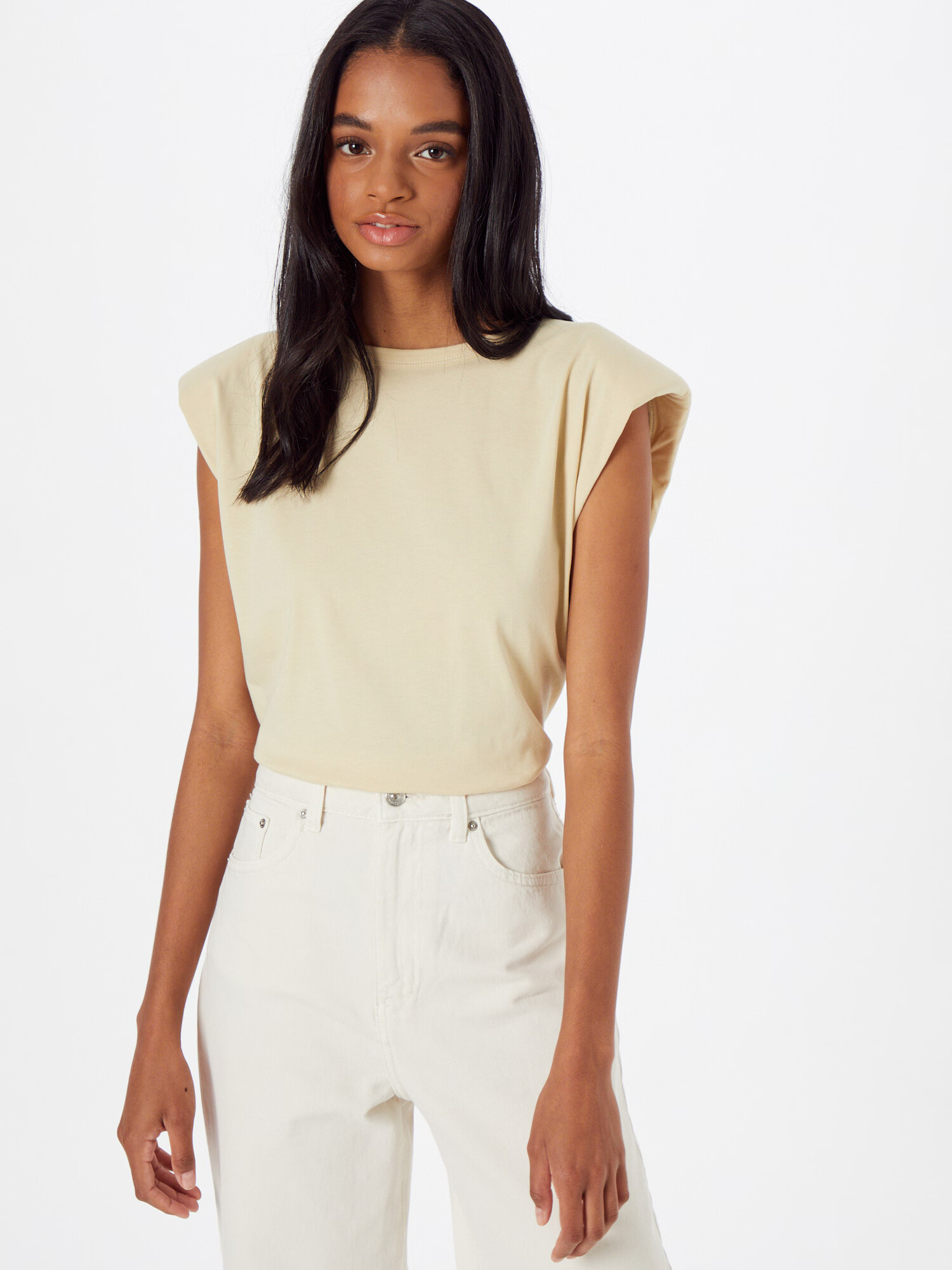 Gina Tricot Top 'Fran' bej - Pled.ro