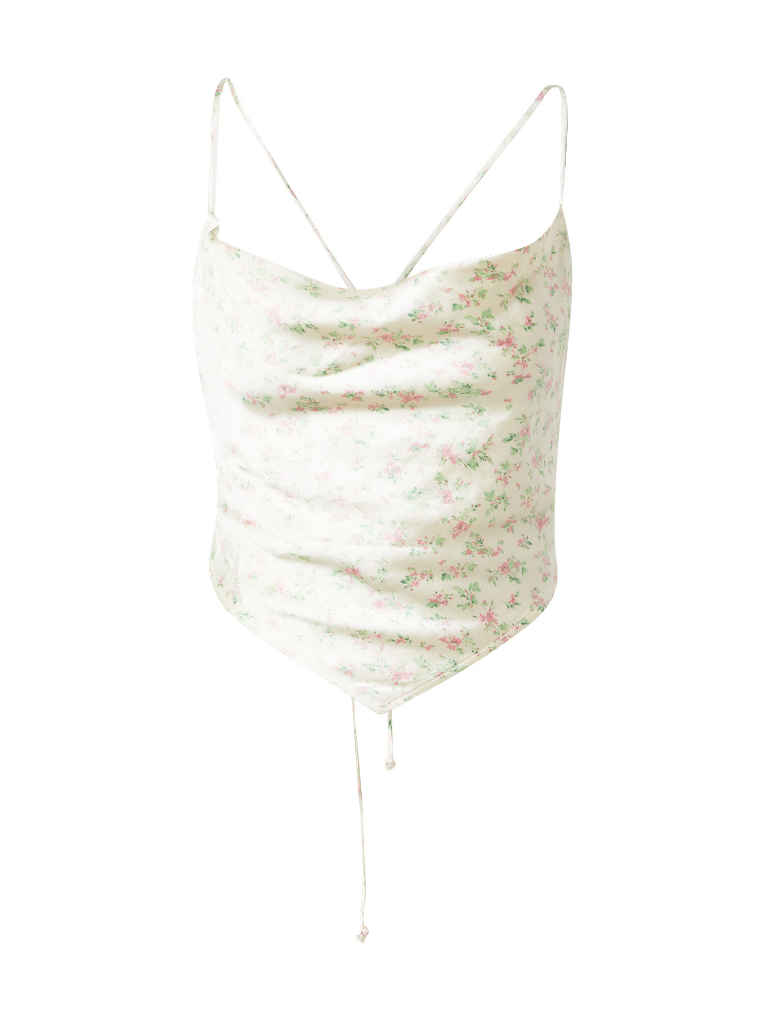 Gina Tricot Top galben pastel / verde kiwi / roz deschis - Pled.ro