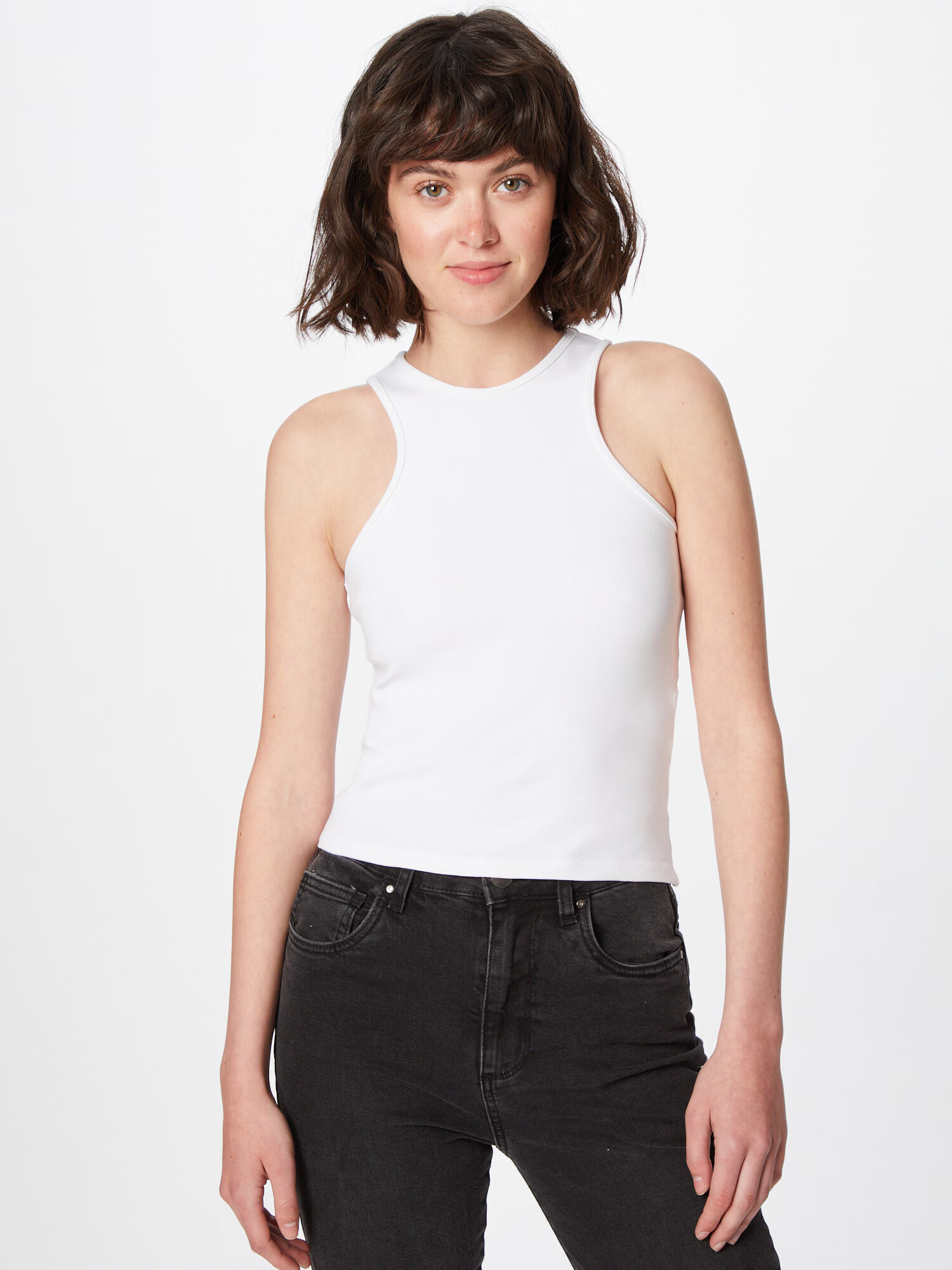 Gina Tricot Top 'Lana' alb - Pled.ro