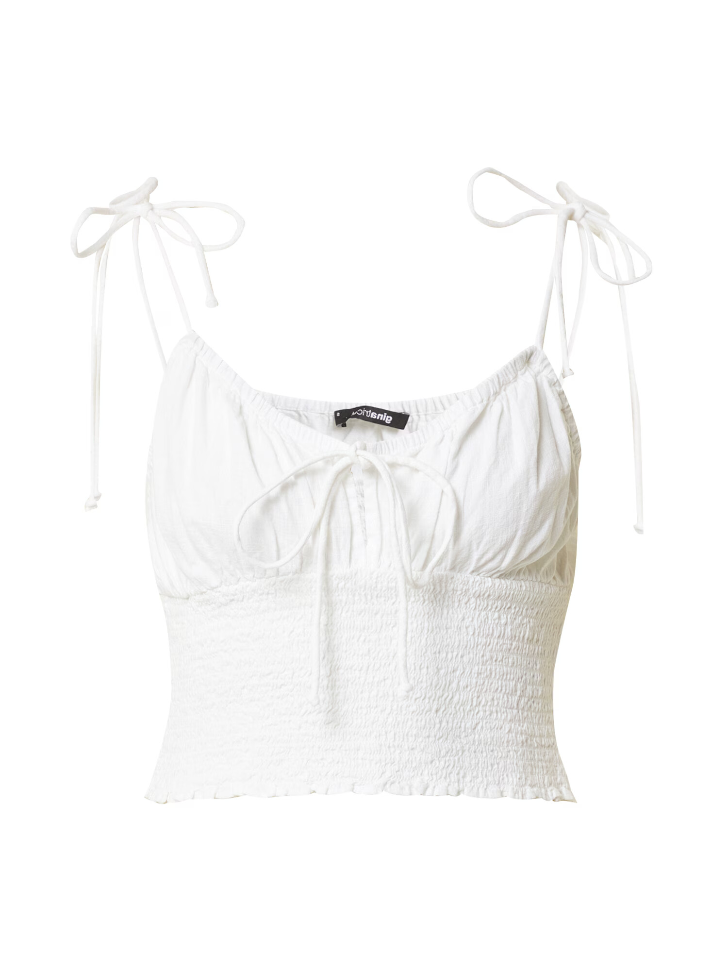 Gina Tricot Top 'Moa' alb - Pled.ro