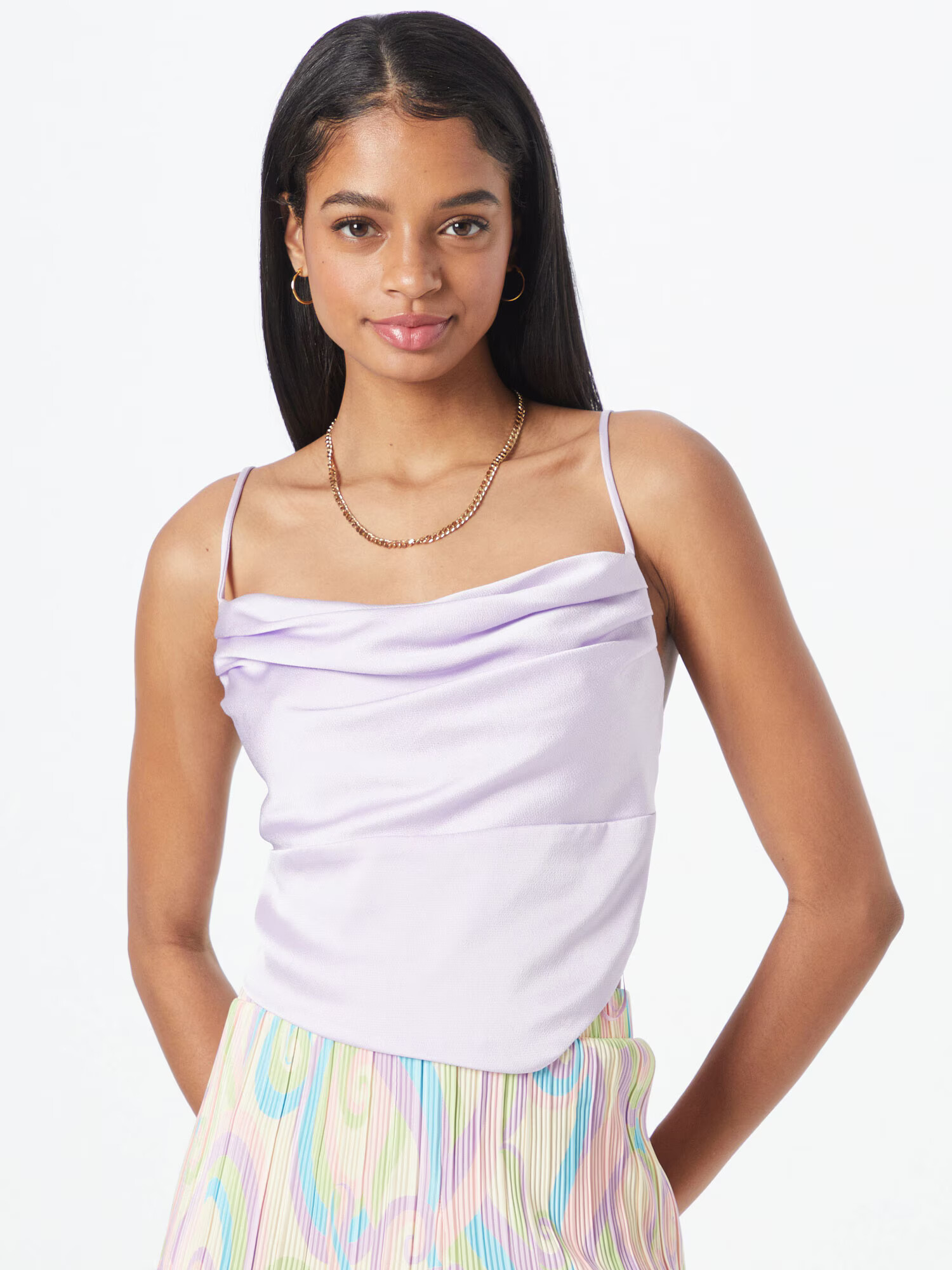 Gina Tricot Top mov pastel - Pled.ro