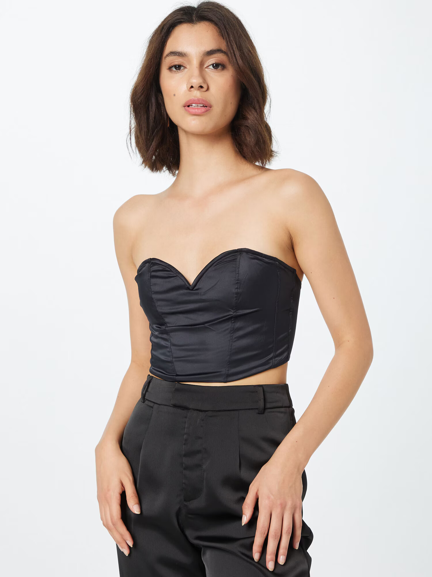 Gina Tricot Top negru - Pled.ro