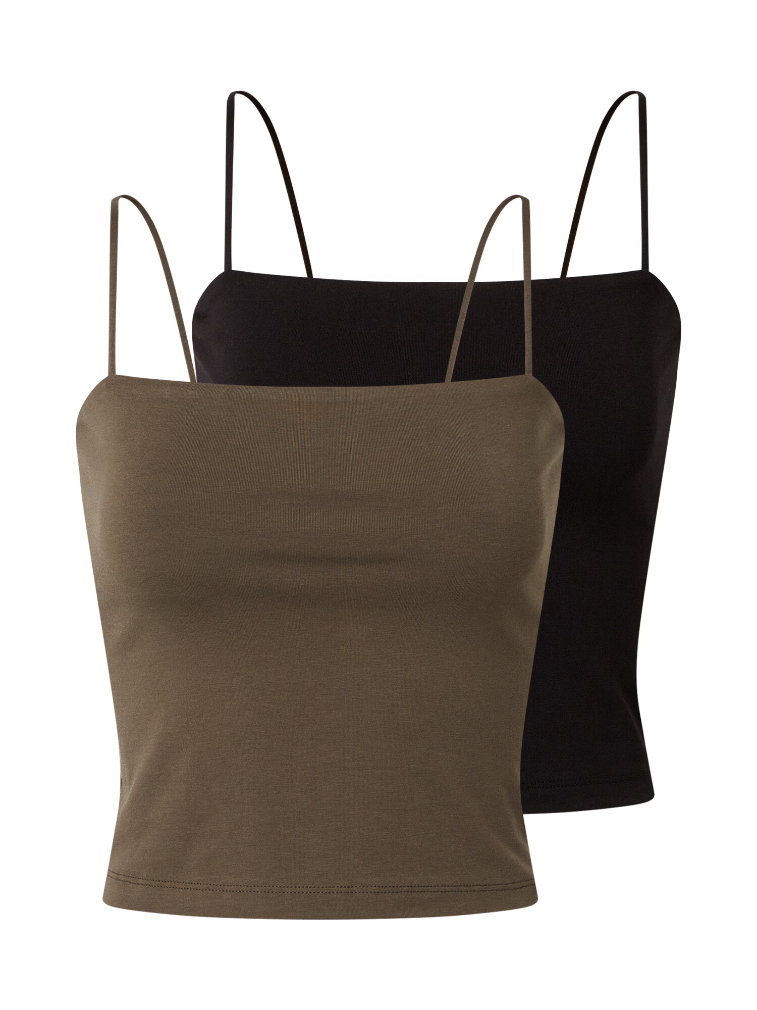 Gina Tricot Top 'Scarlet' verde / negru - Pled.ro