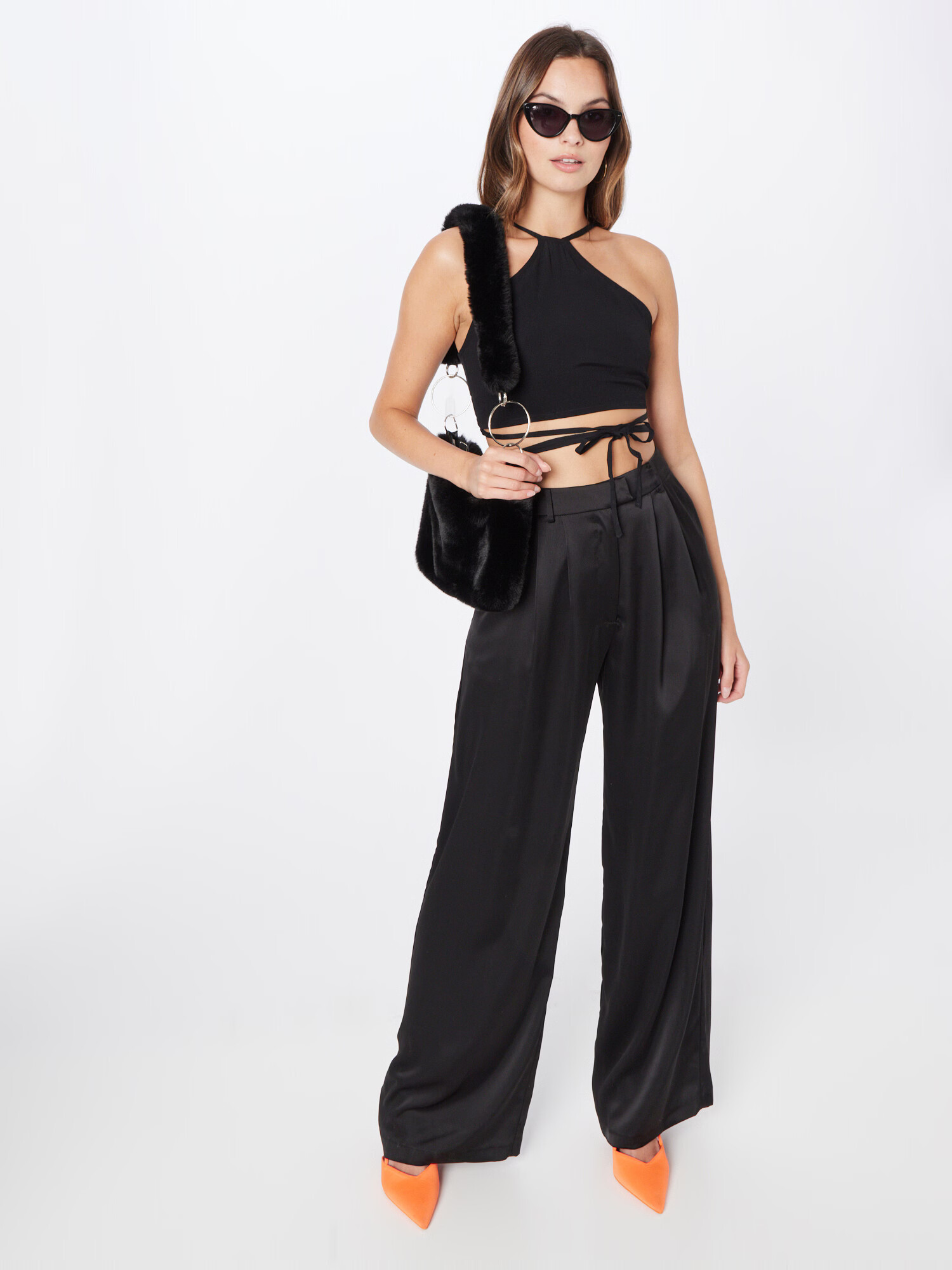 Gina Tricot Top 'Siri' negru - Pled.ro