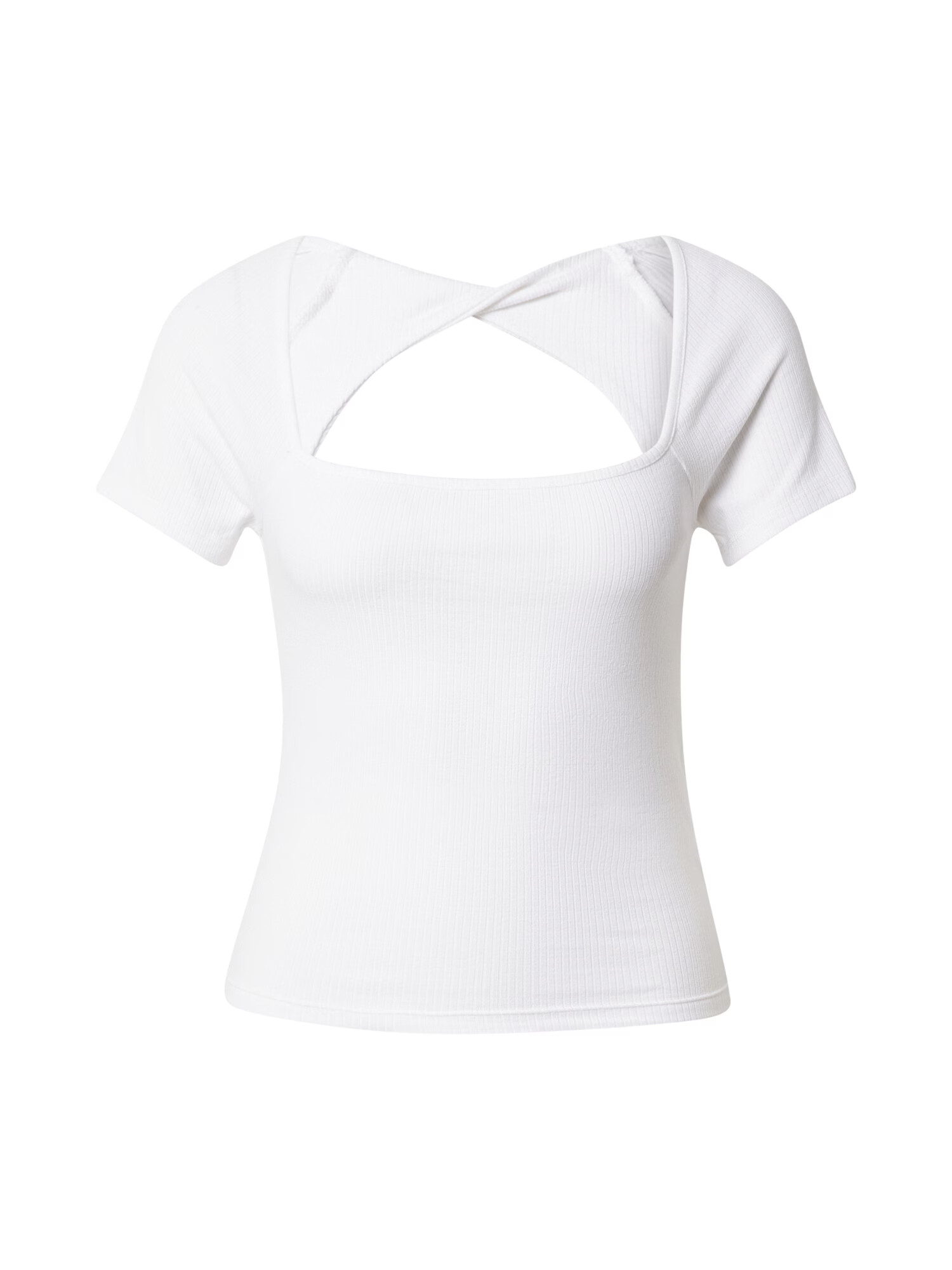 Gina Tricot Tricou 'Cindy' alb - Pled.ro