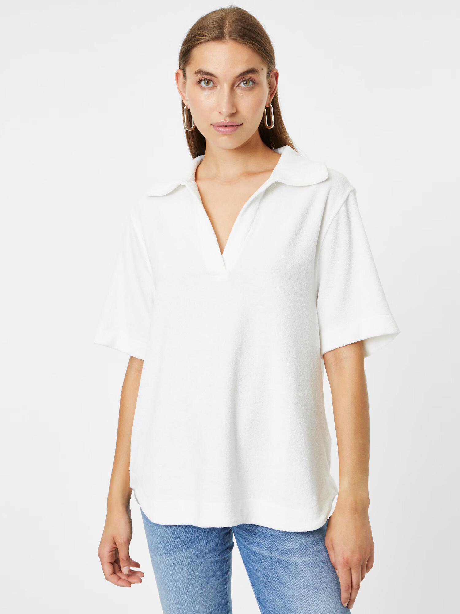 Gina Tricot Tricou 'Everly' alb murdar - Pled.ro