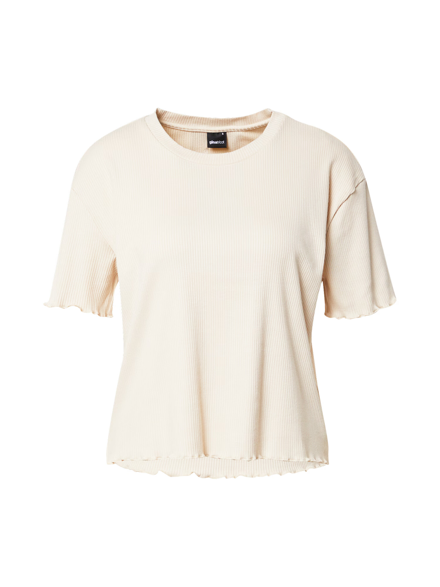 Gina Tricot Tricou 'Millie' crem - Pled.ro