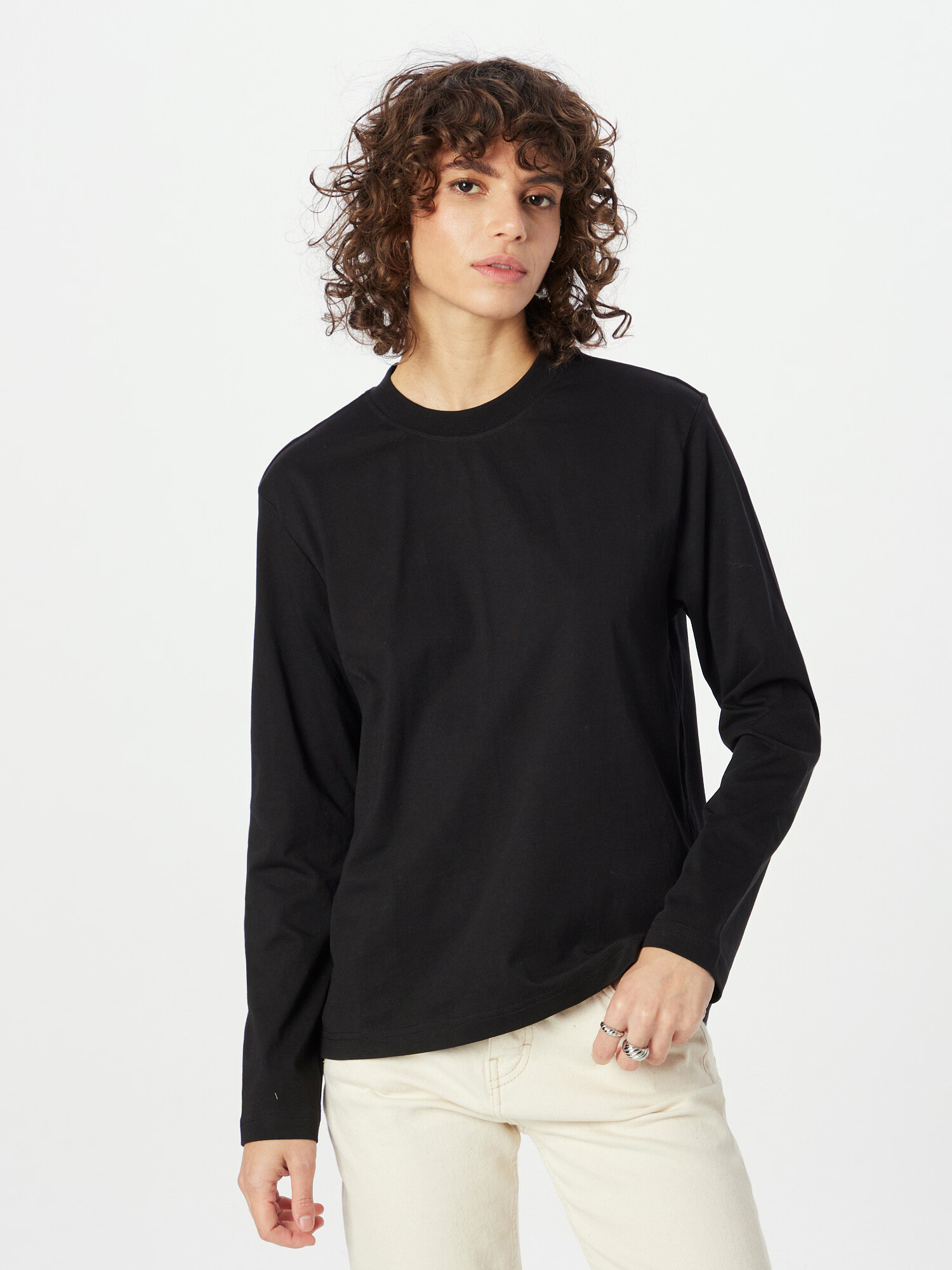 Gina Tricot Tricou negru - Pled.ro