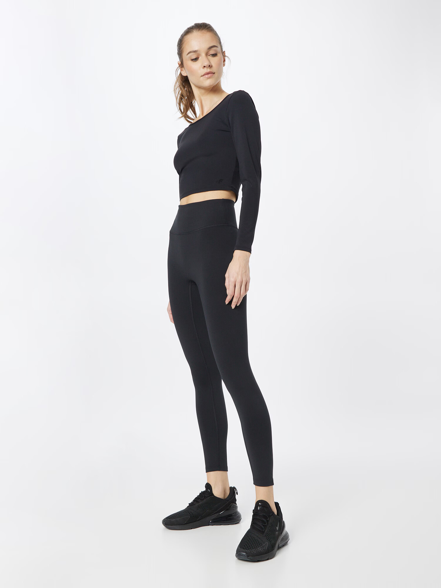 Girlfriend Collective Pantaloni sport 'Luxe' negru - Pled.ro