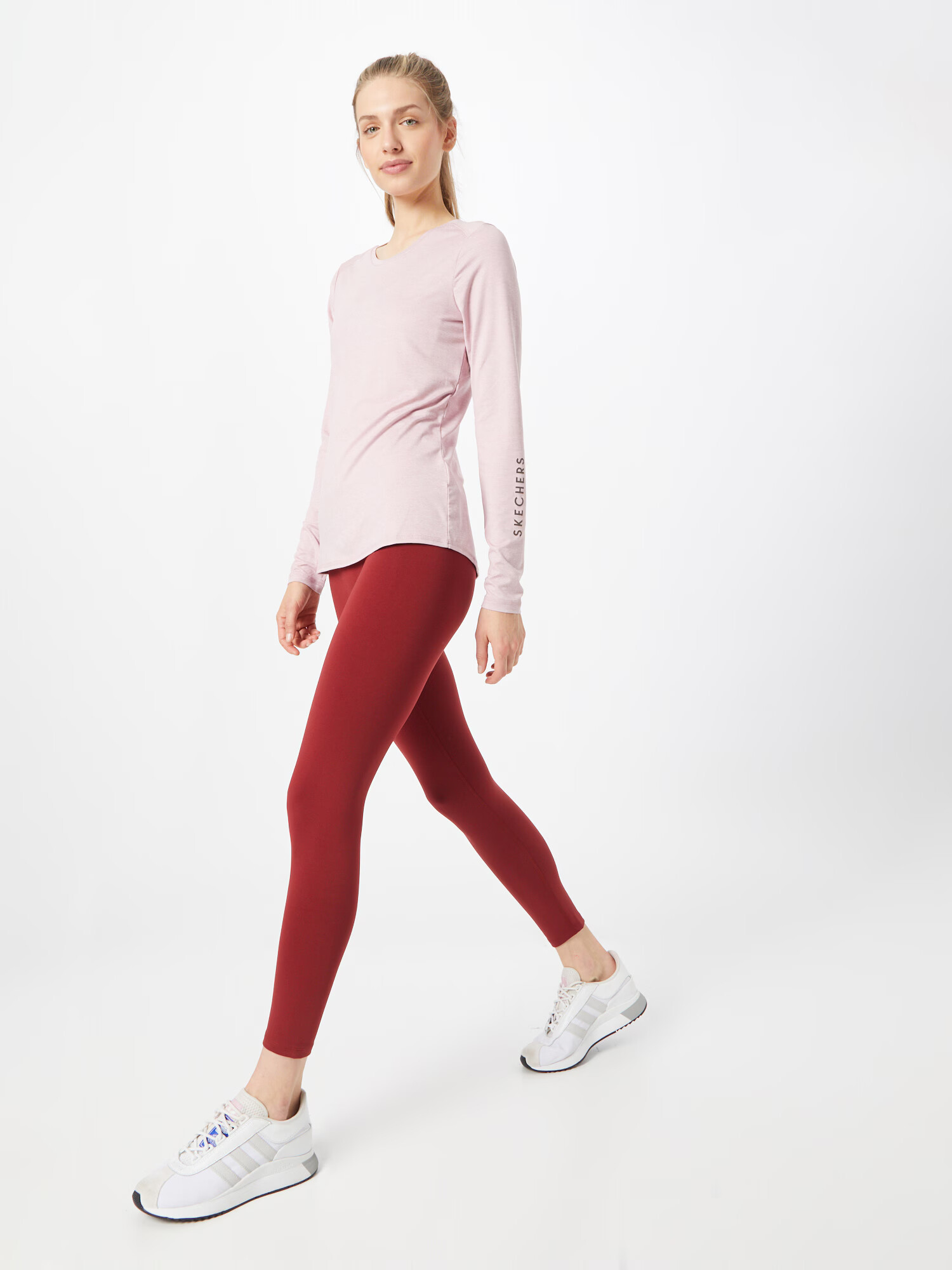 Girlfriend Collective Pantaloni sport 'LUXE' roșu - Pled.ro