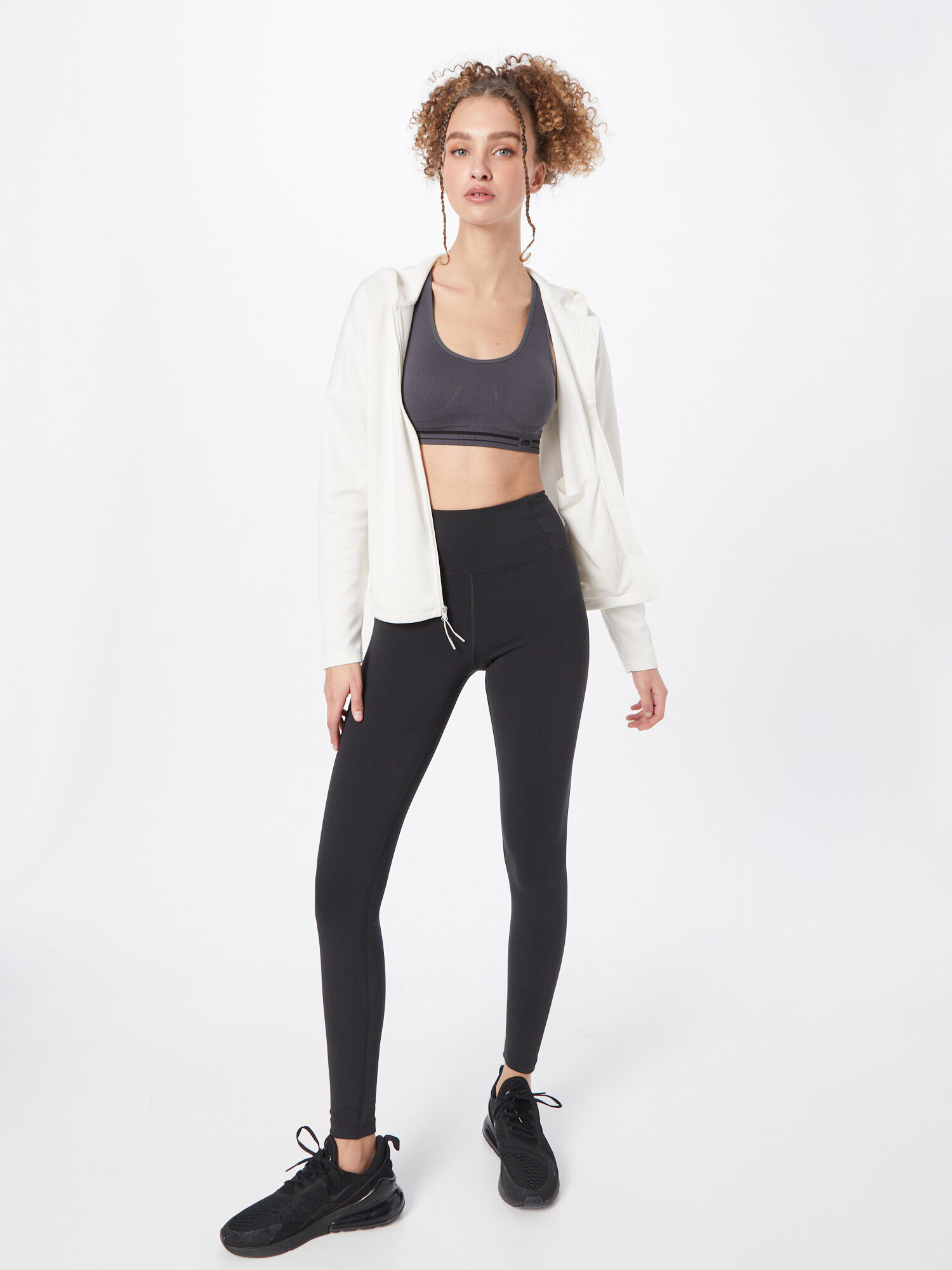 Girlfriend Collective Pantaloni sport negru - Pled.ro