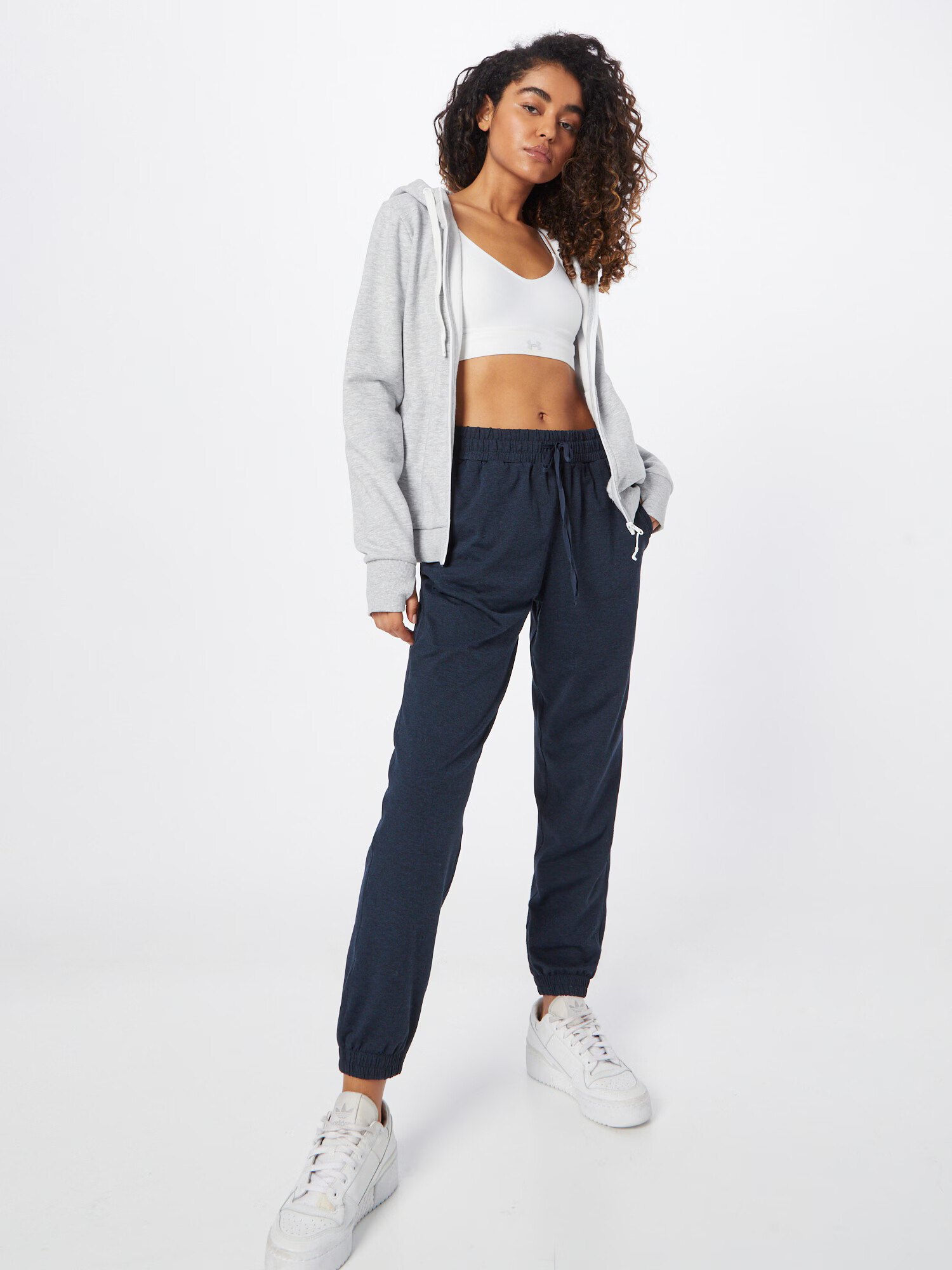 Girlfriend Collective Pantaloni sport 'RESET' albastru închis - Pled.ro