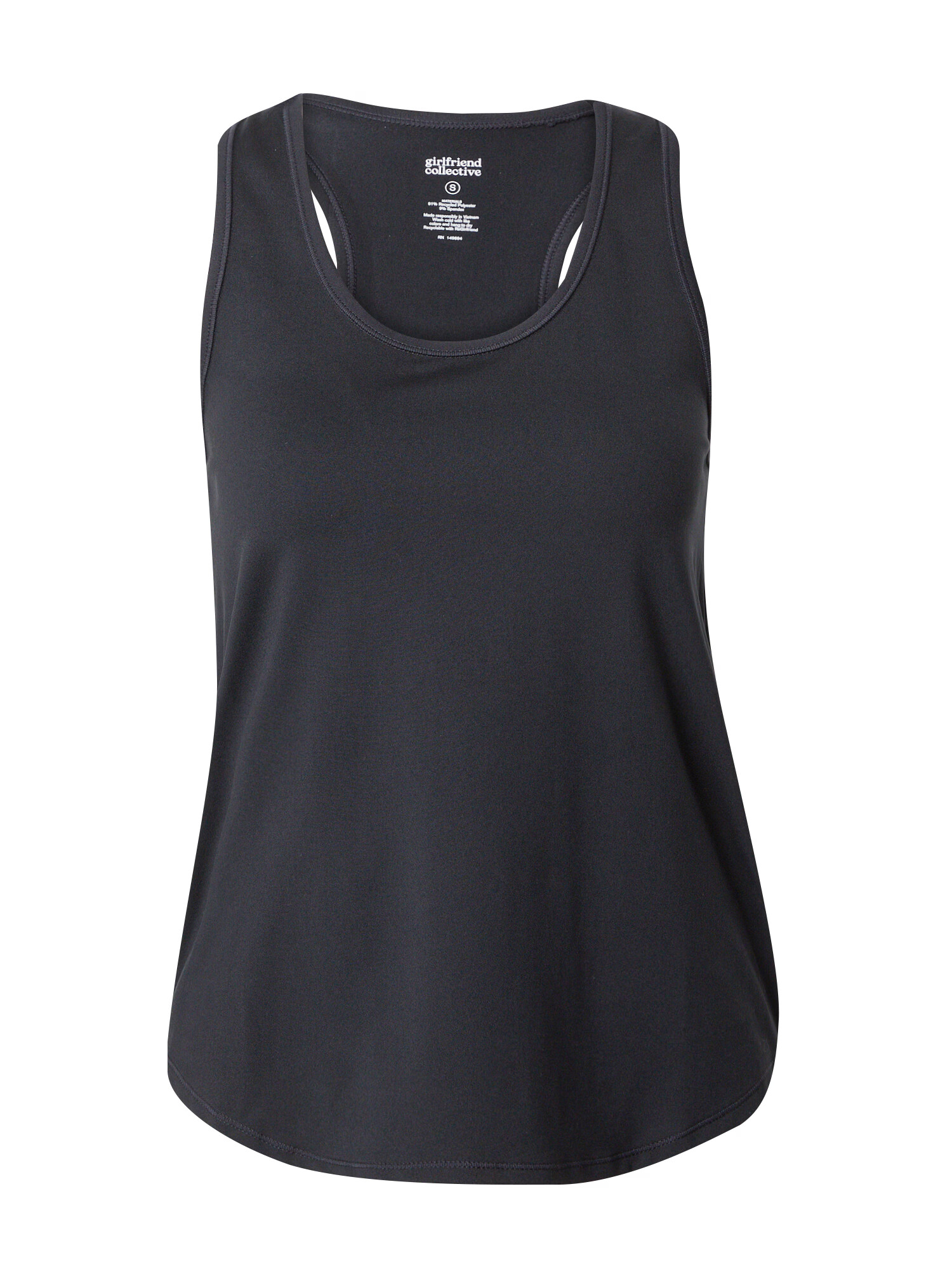 Girlfriend Collective Sport top negru - Pled.ro