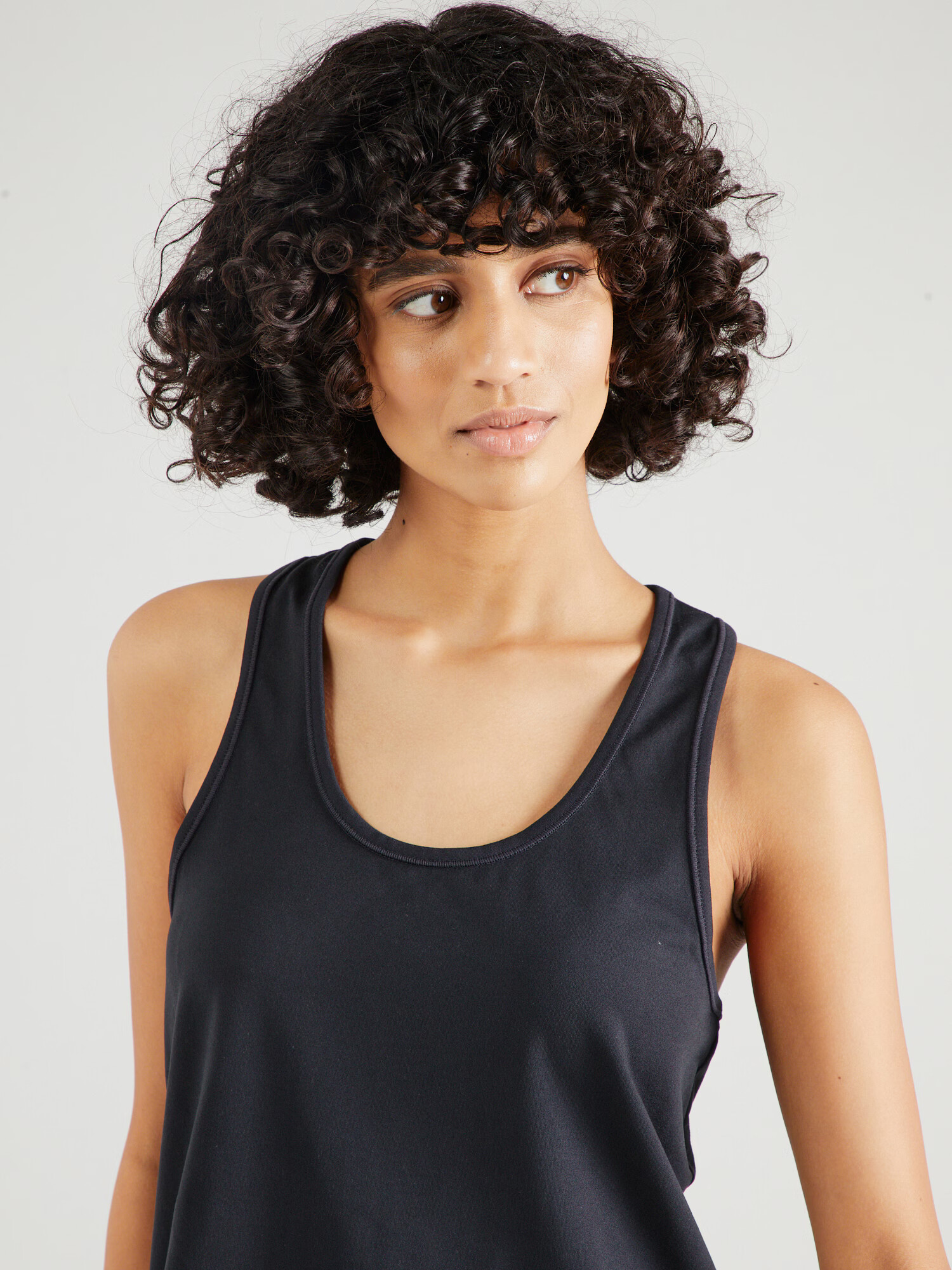 Girlfriend Collective Sport top negru - Pled.ro