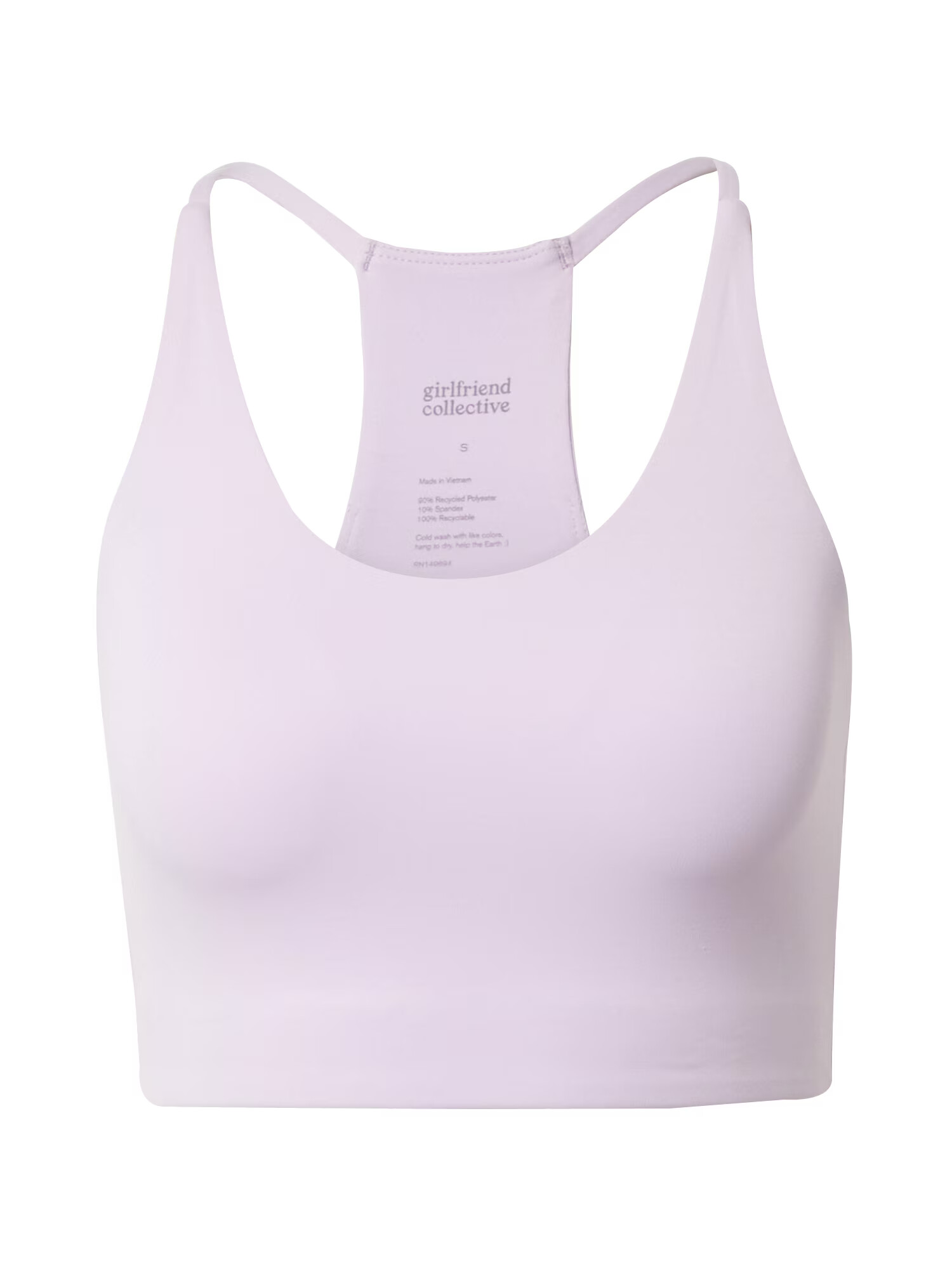 Girlfriend Collective Sutien sport 'Cleo' mov pastel - Pled.ro