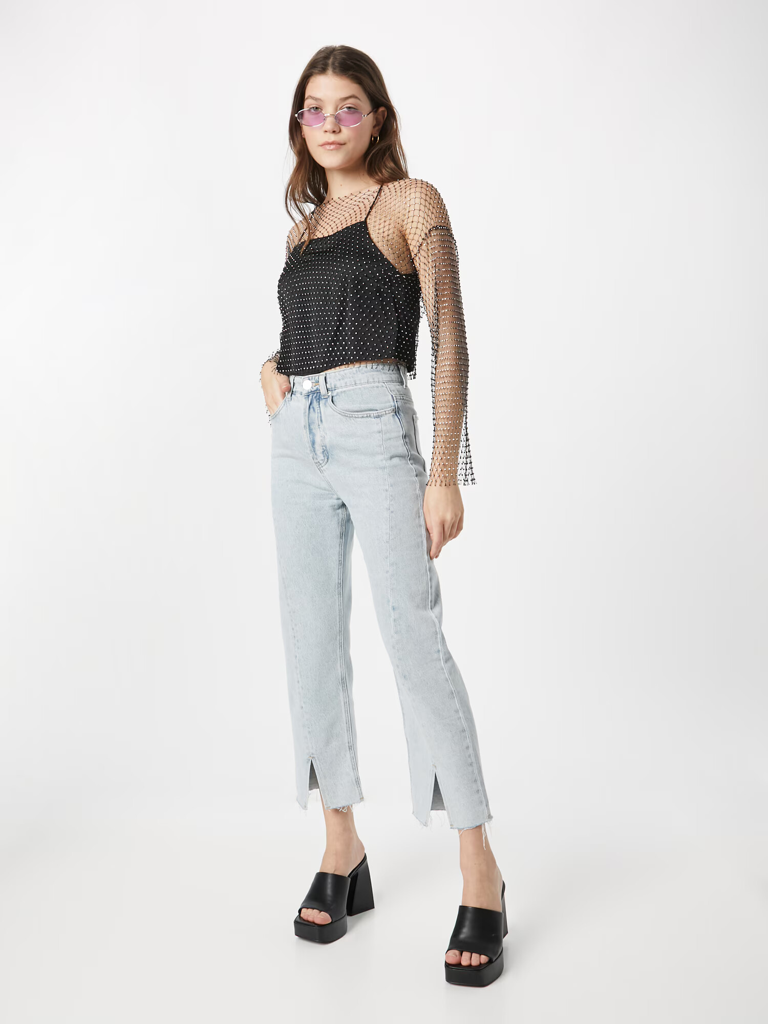 GLAMOROUS Jeans albastru denim - Pled.ro