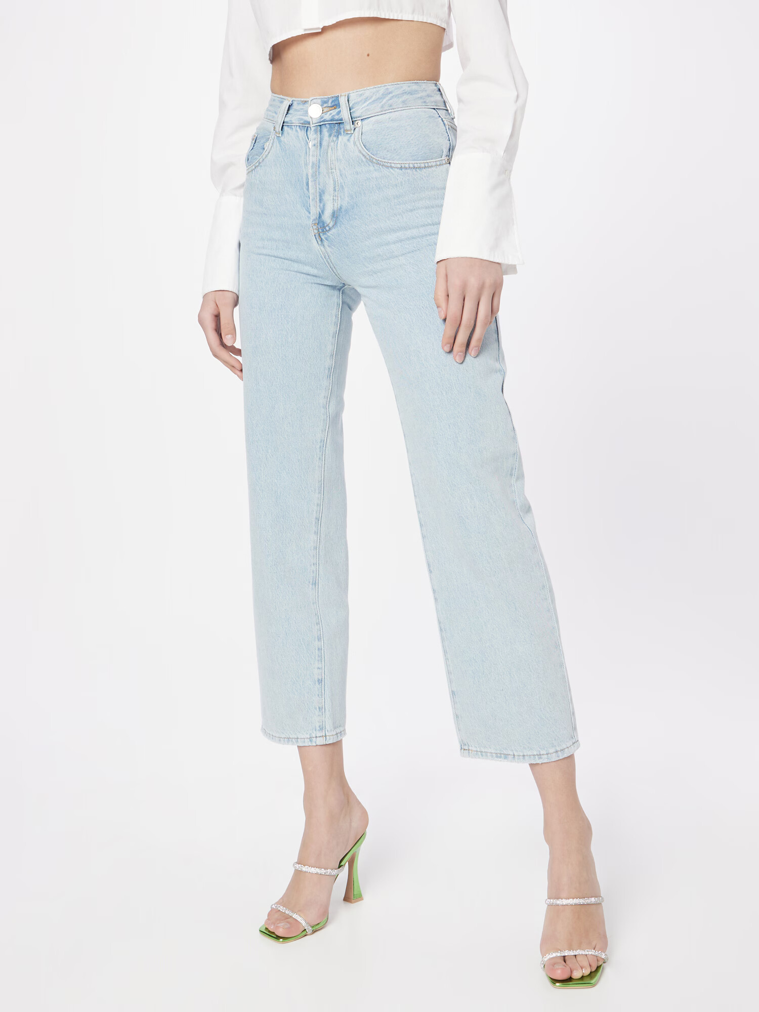 GLAMOROUS Jeans albastru deschis - Pled.ro