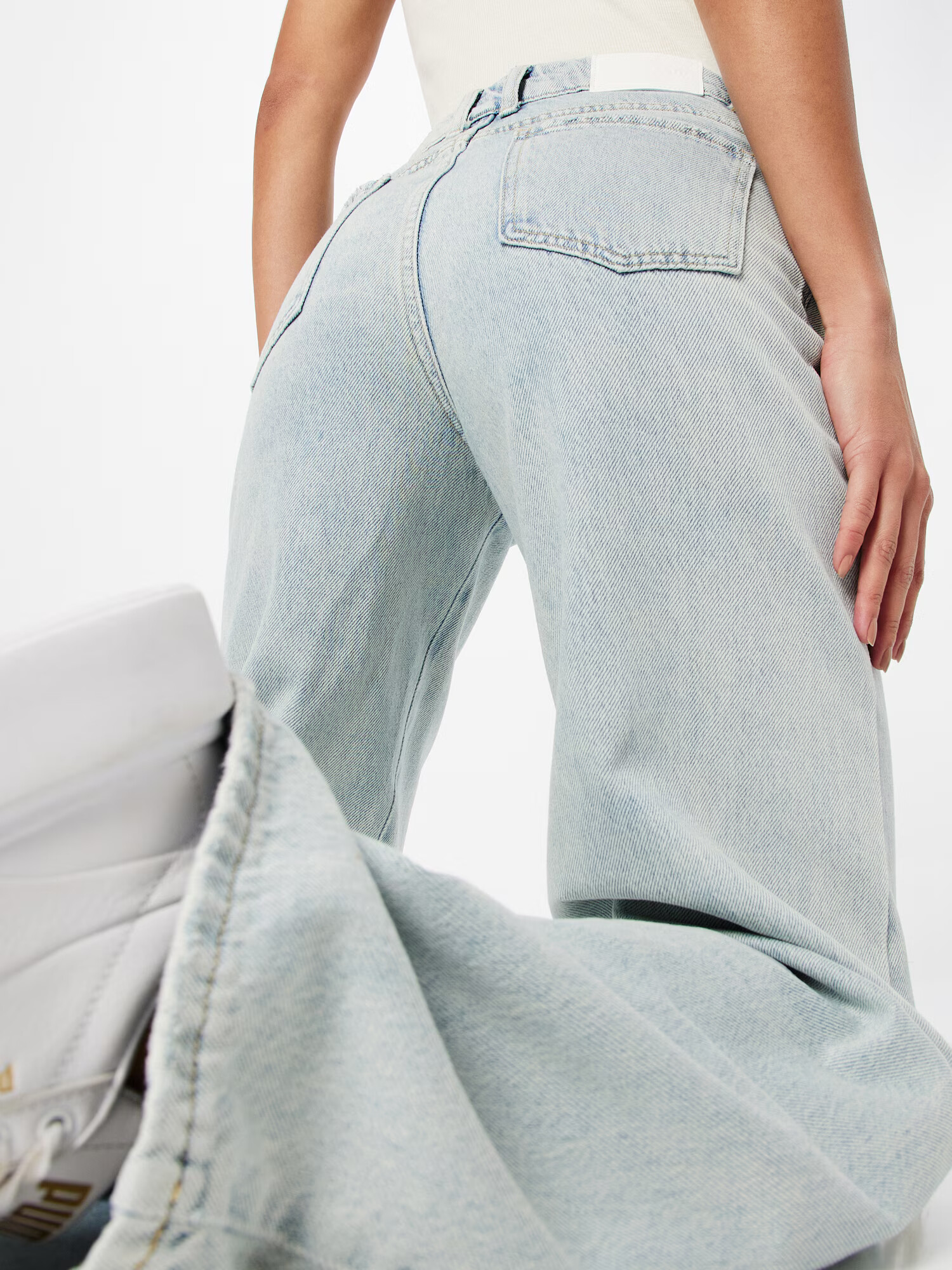 GLAMOROUS Jeans albastru deschis - Pled.ro