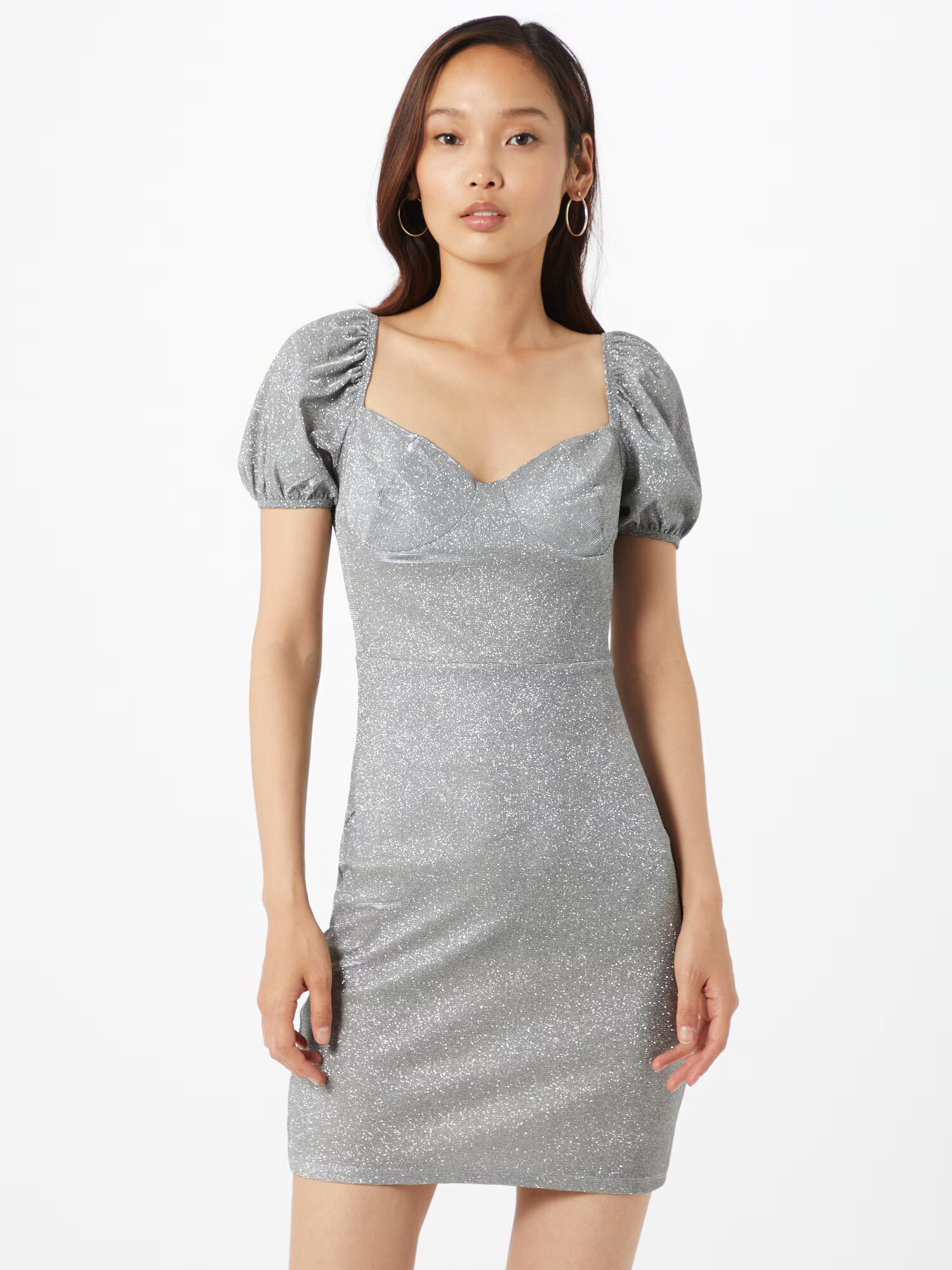 GLAMOROUS Rochie argintiu - Pled.ro