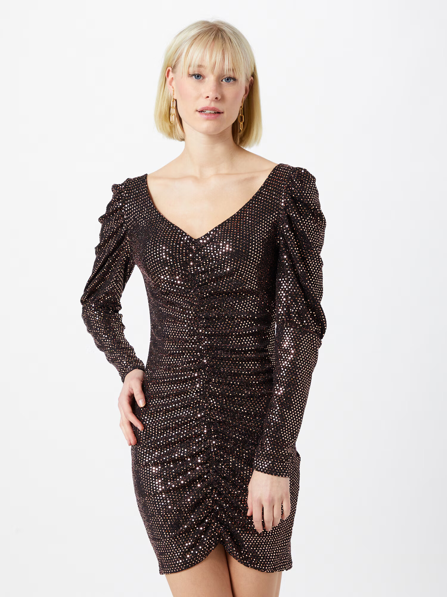 GLAMOROUS Rochie de cocktail bronz - Pled.ro