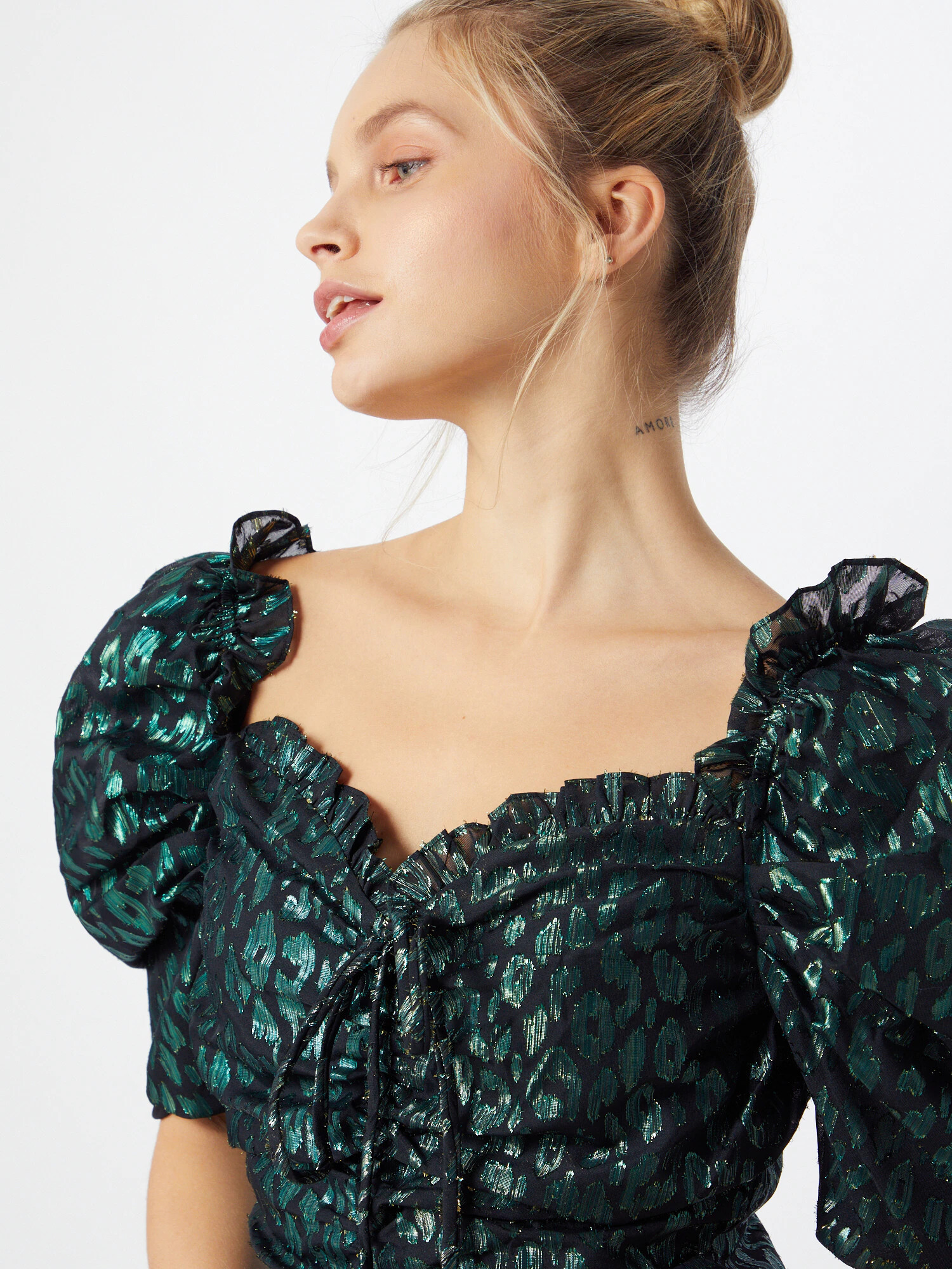 GLAMOROUS Rochie de cocktail verde - Pled.ro