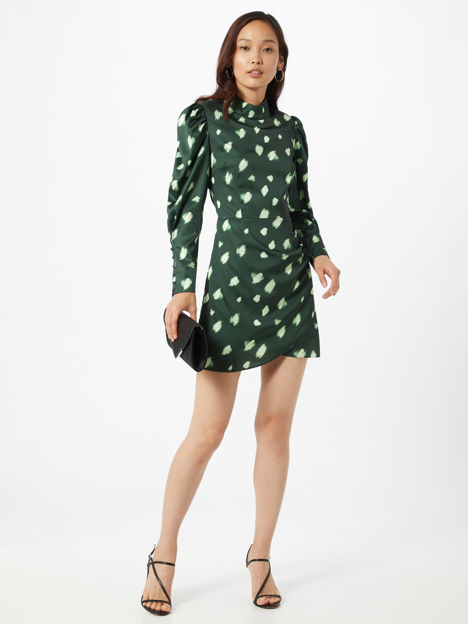 GLAMOROUS Rochie verde smarald / verde deschis - Pled.ro