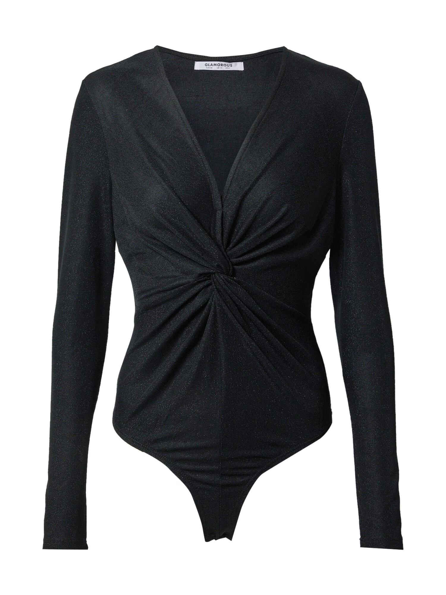 GLAMOROUS Tricou body negru / argintiu - Pled.ro