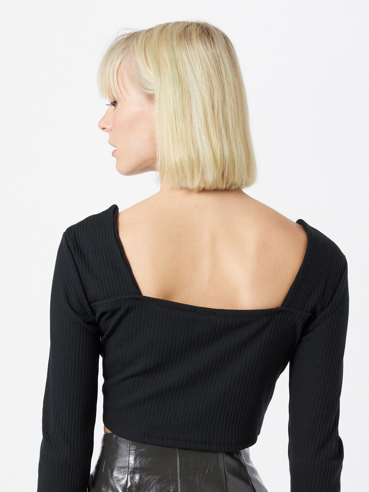 GLAMOROUS Tricou negru - Pled.ro