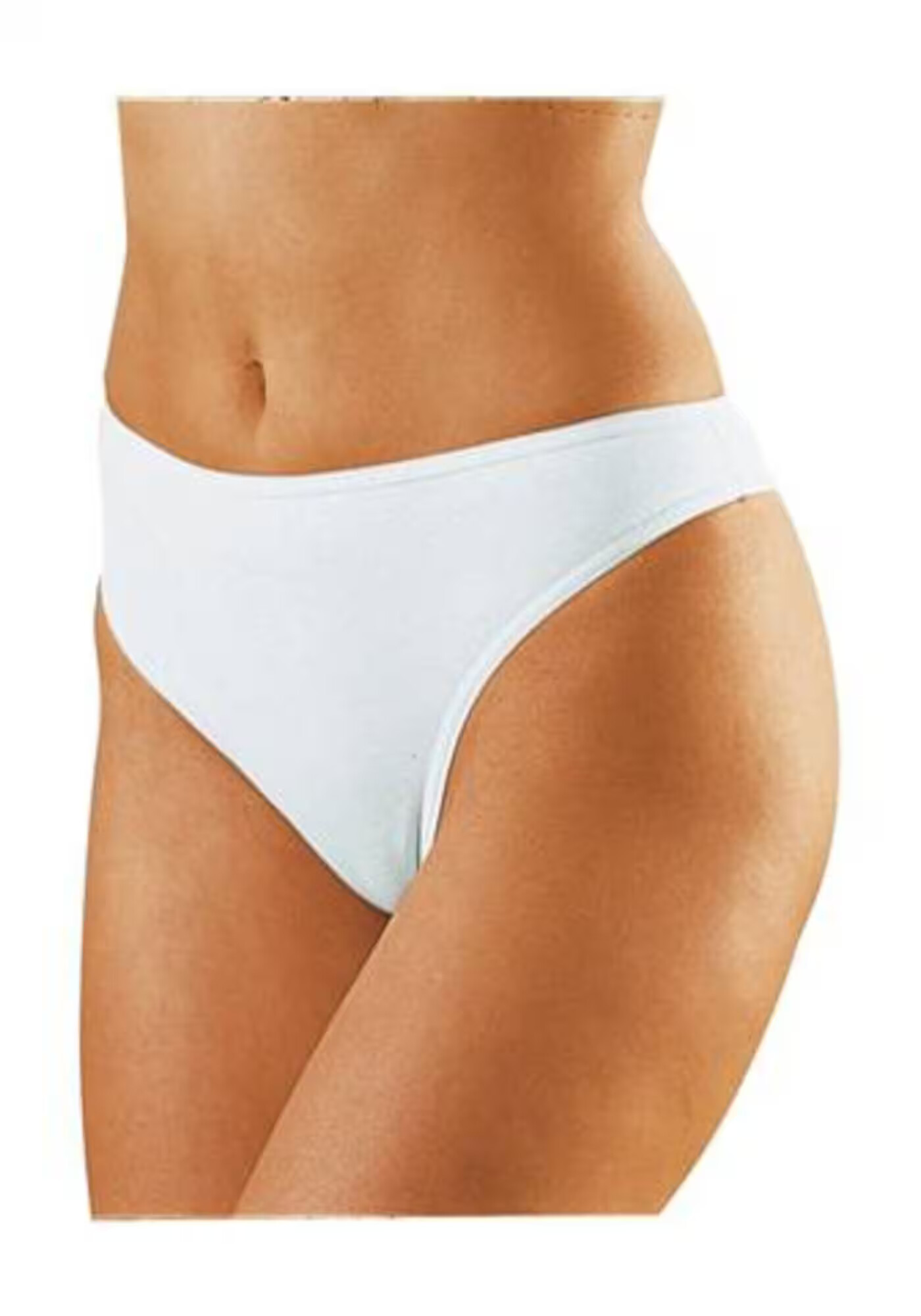 PETITE FLEUR Tanga gri / alb - Pled.ro