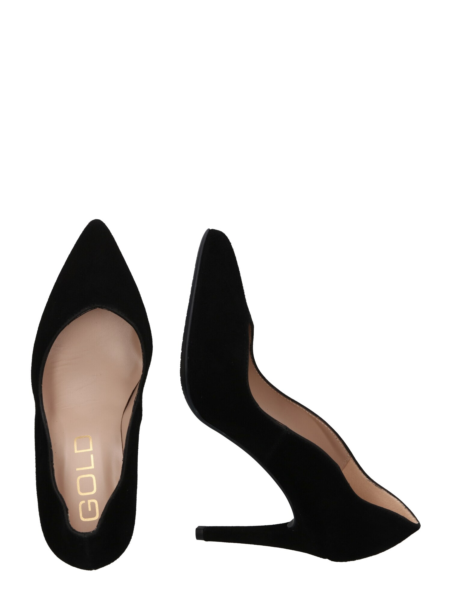 GOLD Pumps negru - Pled.ro