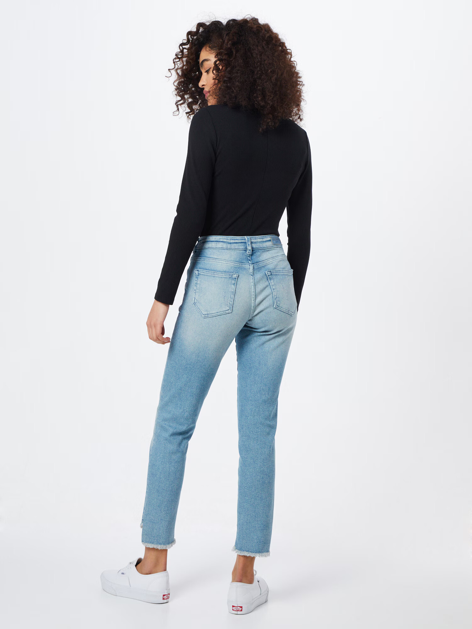 Goldgarn Jeans 'Rosengarten Cropped' albastru deschis - Pled.ro