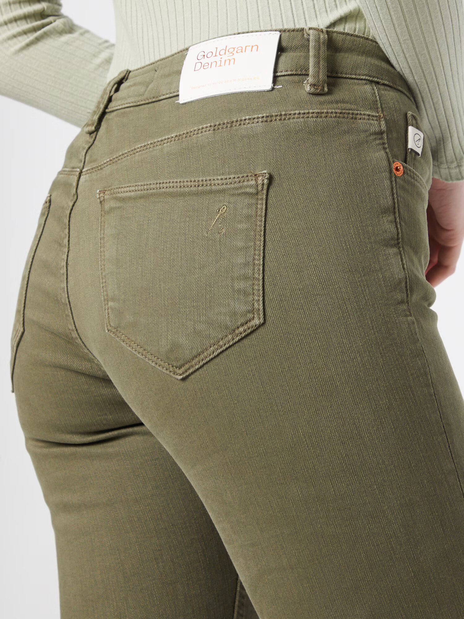 Goldgarn Jeans 'Rosengarten I' verde - Pled.ro