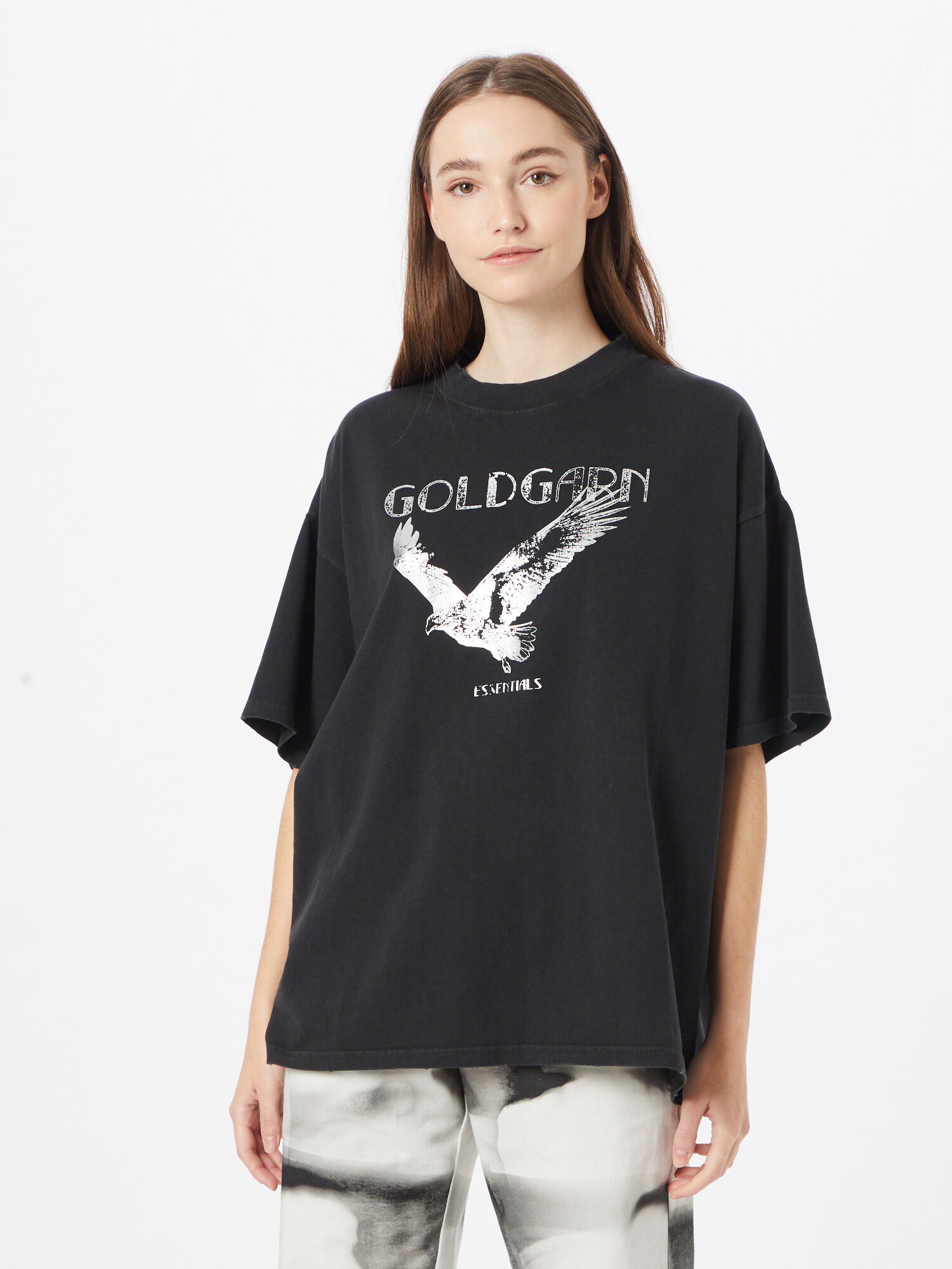 Goldgarn Tricou negru / alb - Pled.ro