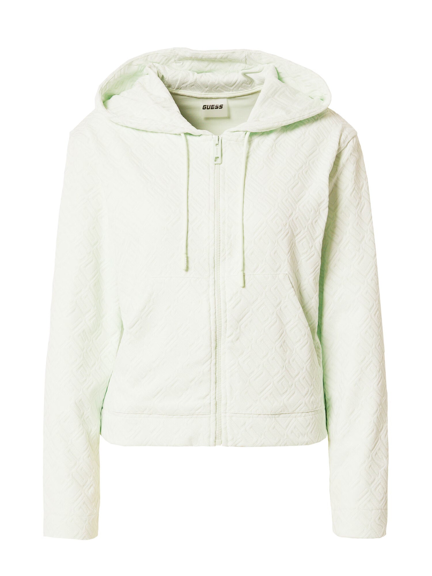 GUESS Bluză cu fermoar sport 'DANA' verde pastel - Pled.ro