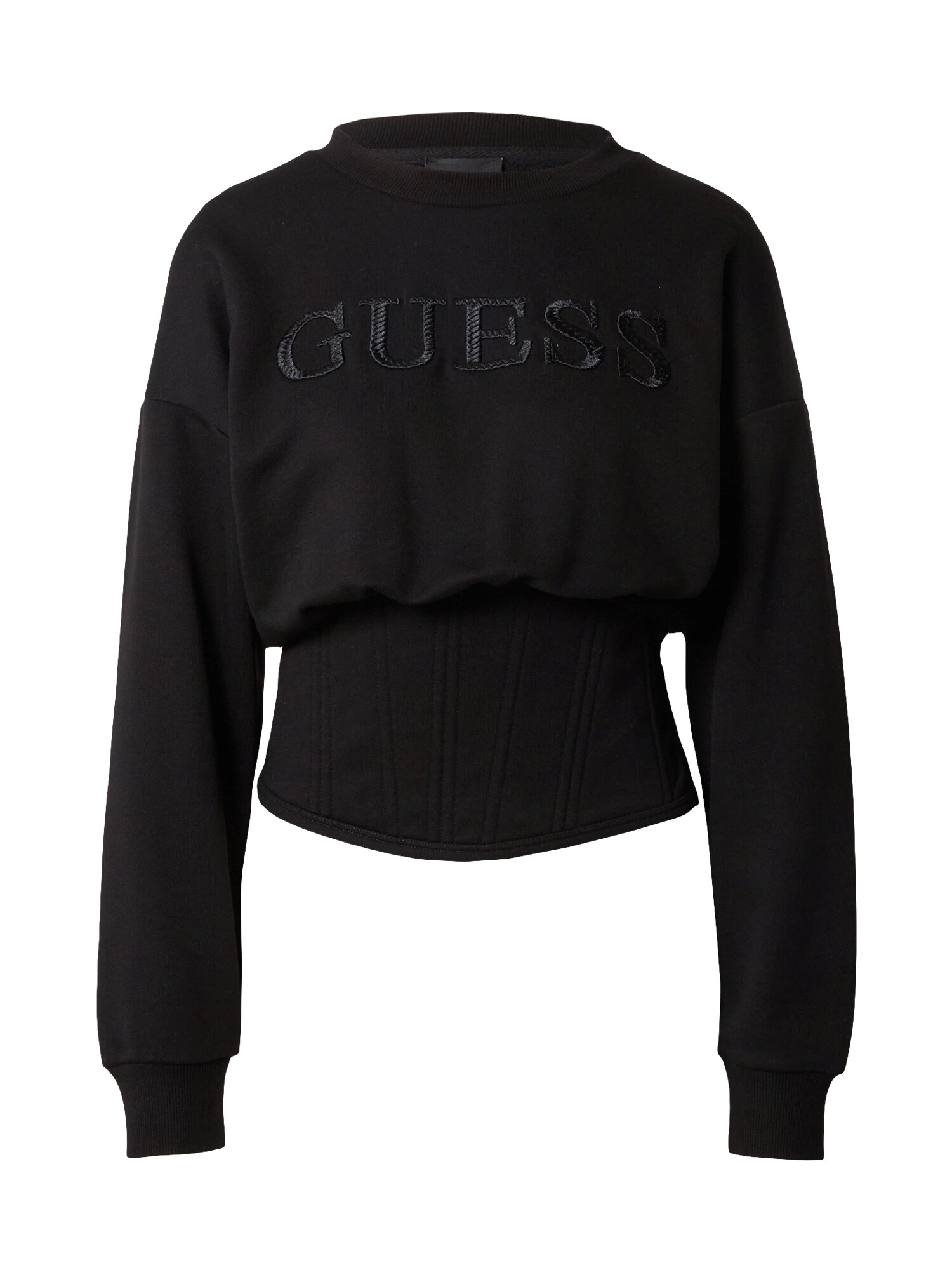 GUESS Bluză de molton negru - Pled.ro