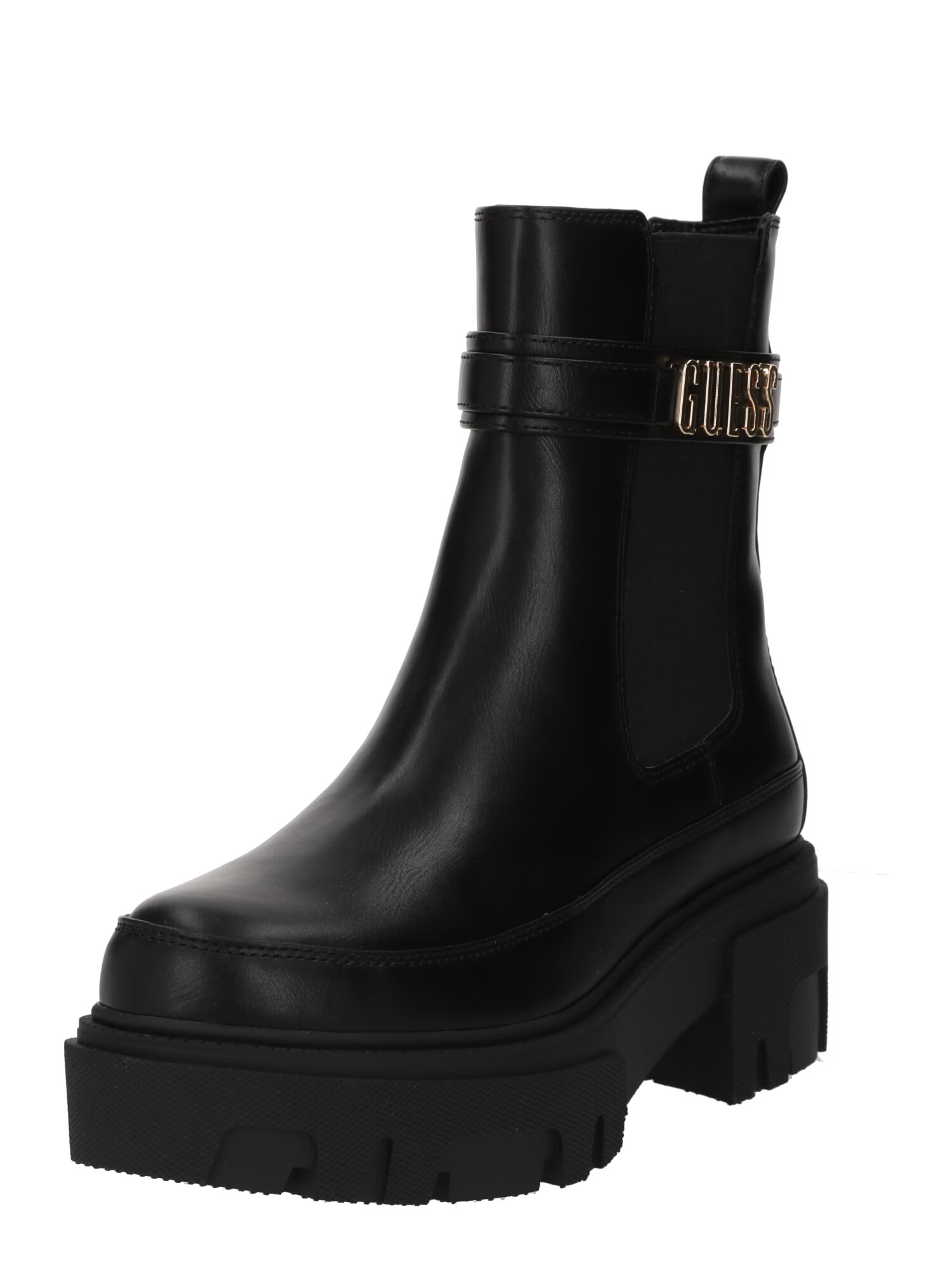 GUESS Botine 'Selma' auriu / negru - Pled.ro