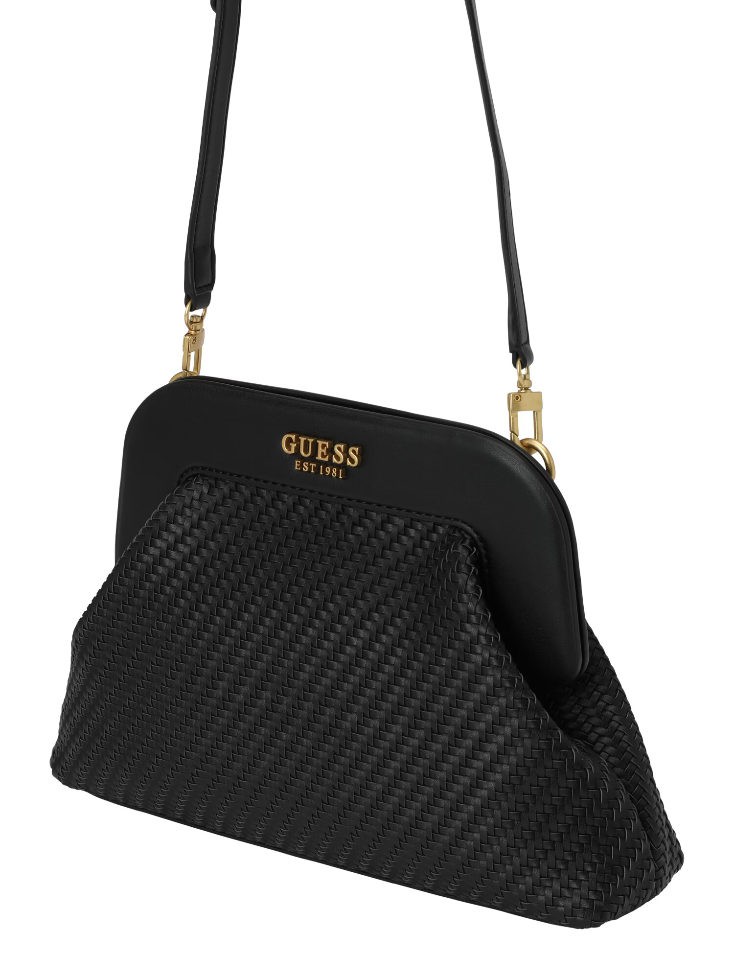 GUESS Clutch 'ABEY' negru - Pled.ro