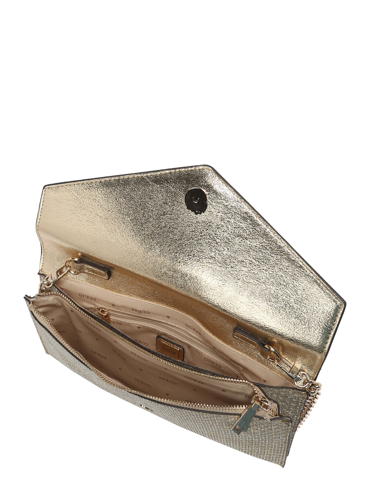 GUESS Clutch 'Ever' auriu - Pled.ro