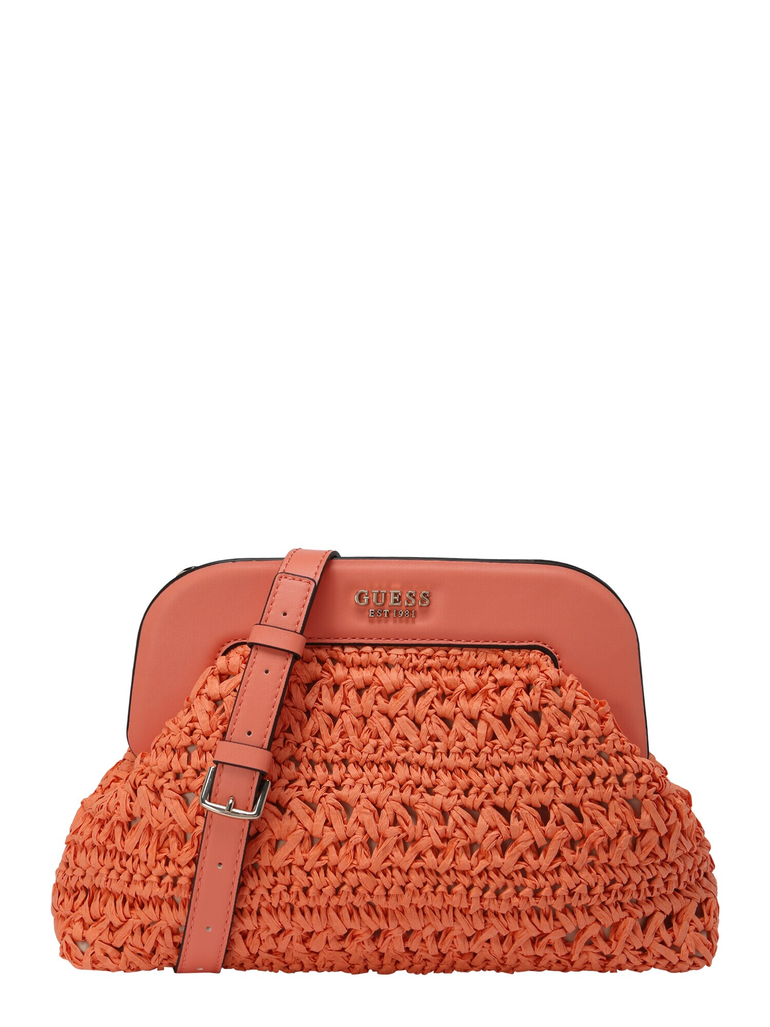 GUESS Clutch 'LIGURIA' auriu / corai - Pled.ro