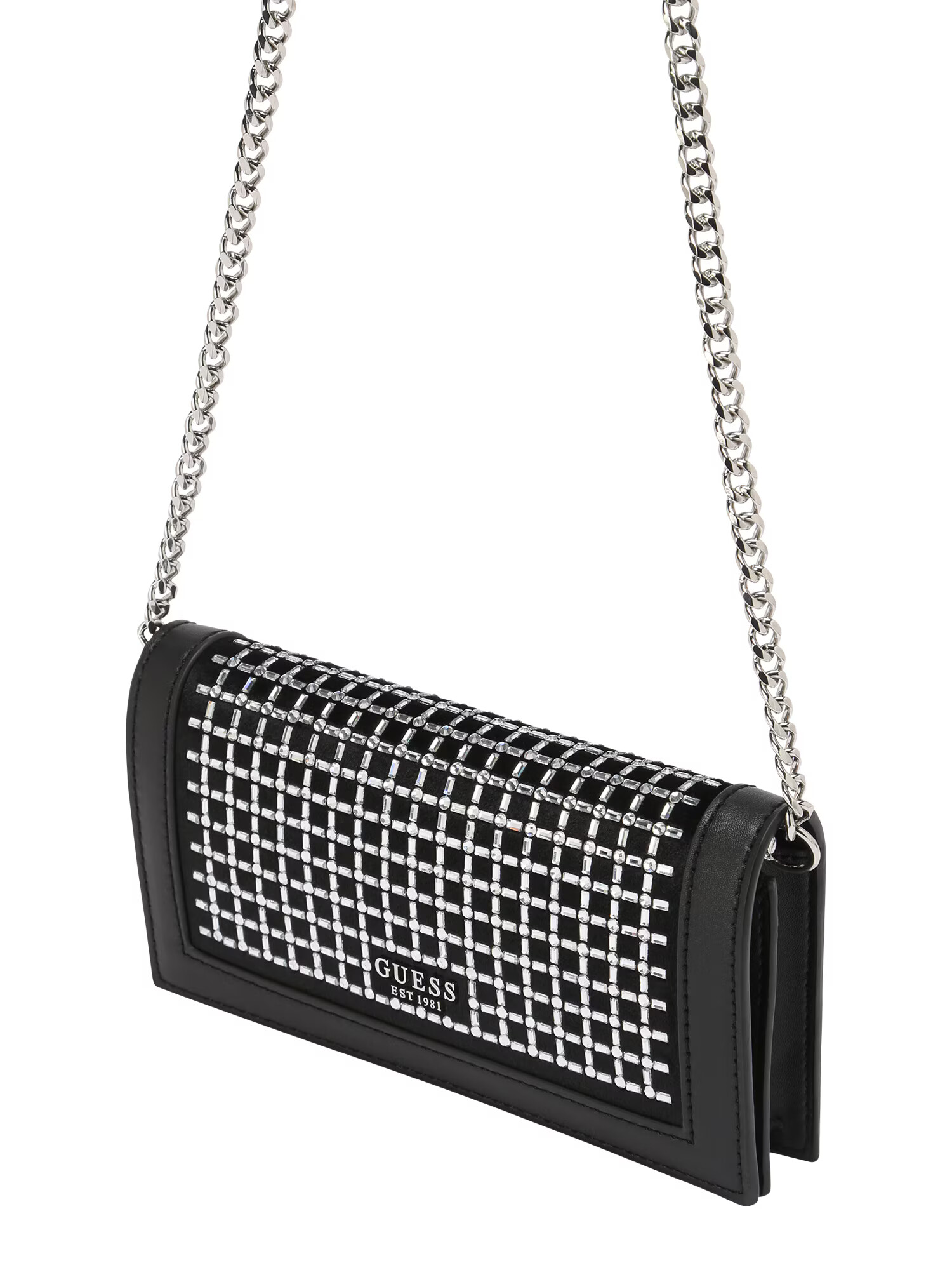 GUESS Clutch 'Gilded Glamour' negru / transparent - Pled.ro