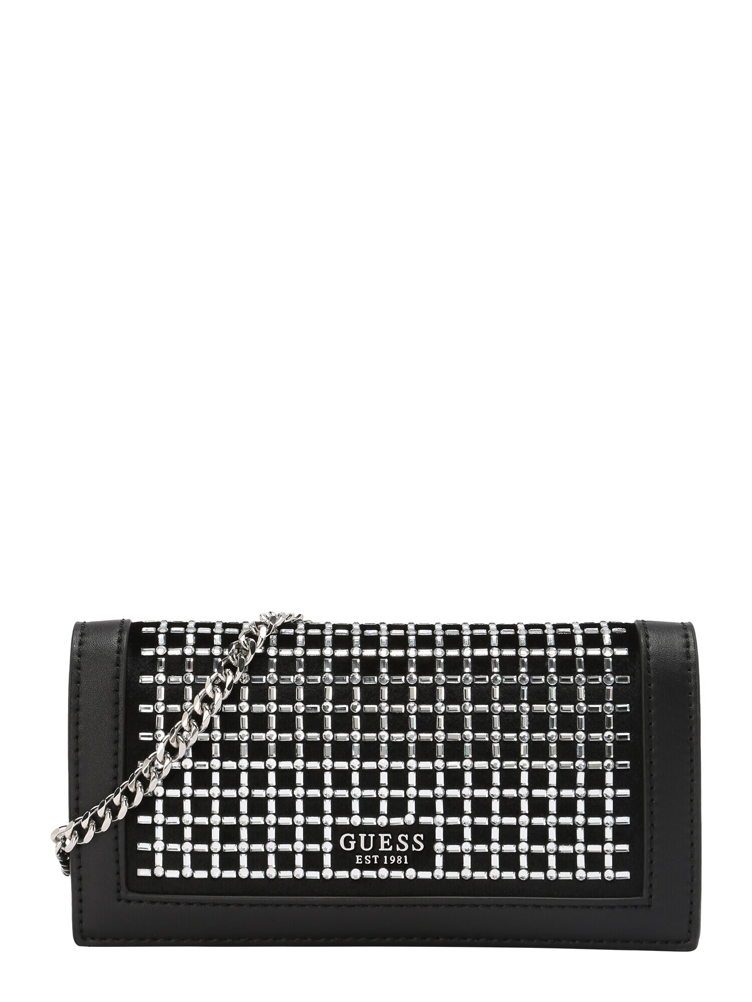 GUESS Clutch 'Gilded Glamour' negru / transparent - Pled.ro