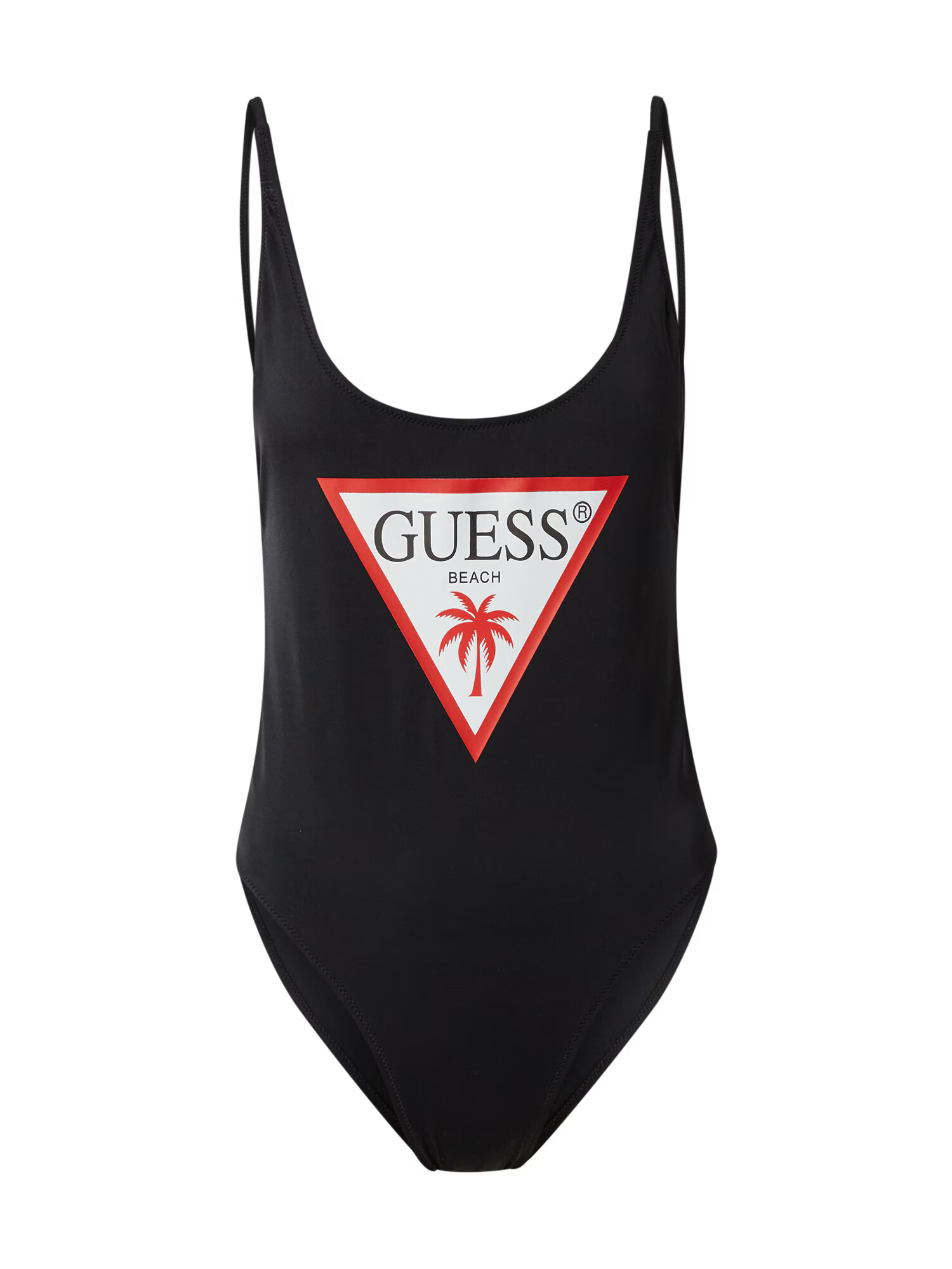 GUESS Costum de baie întreg roșu / negru / alb - Pled.ro