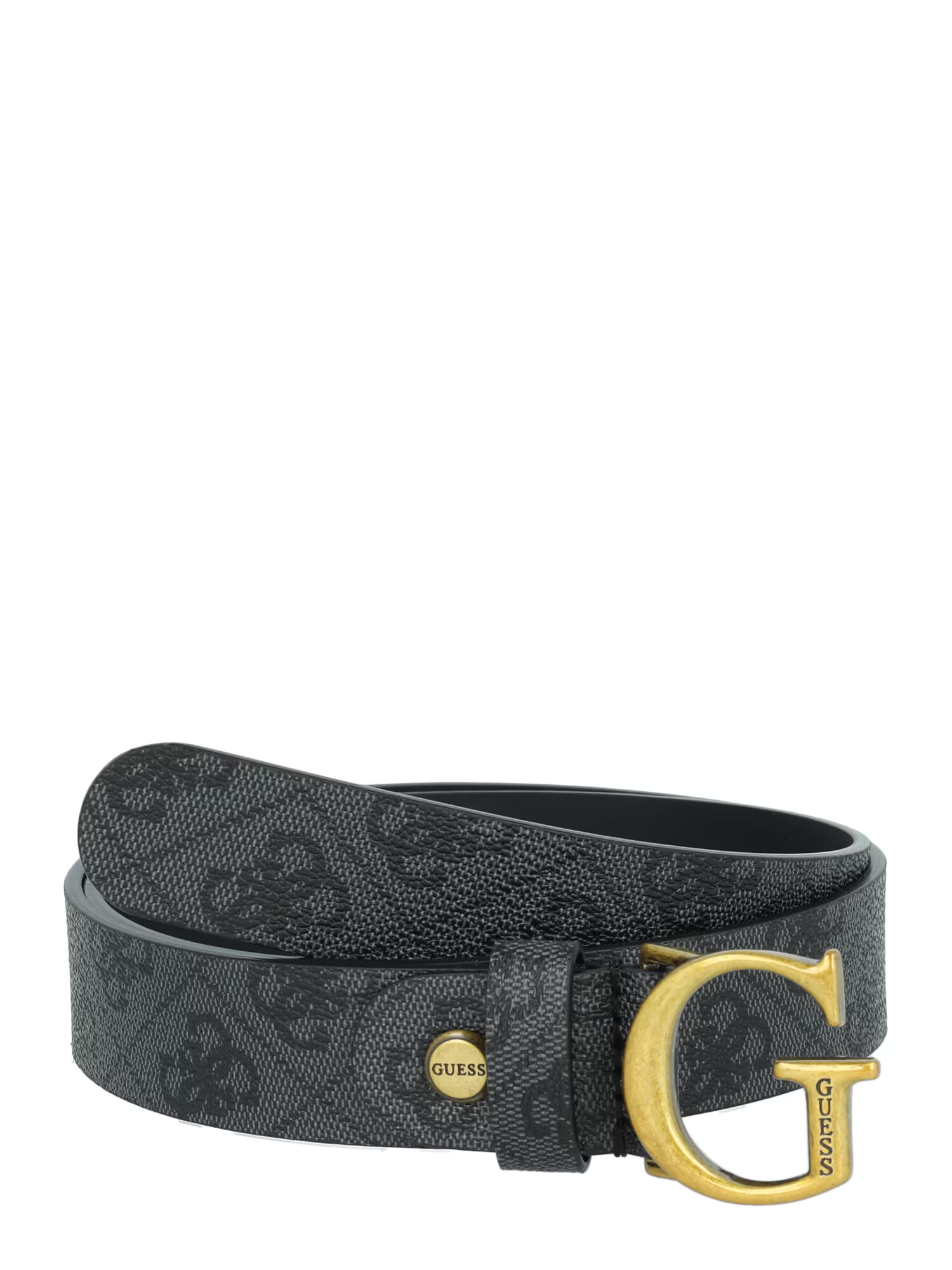 GUESS Curea auriu / negru - Pled.ro