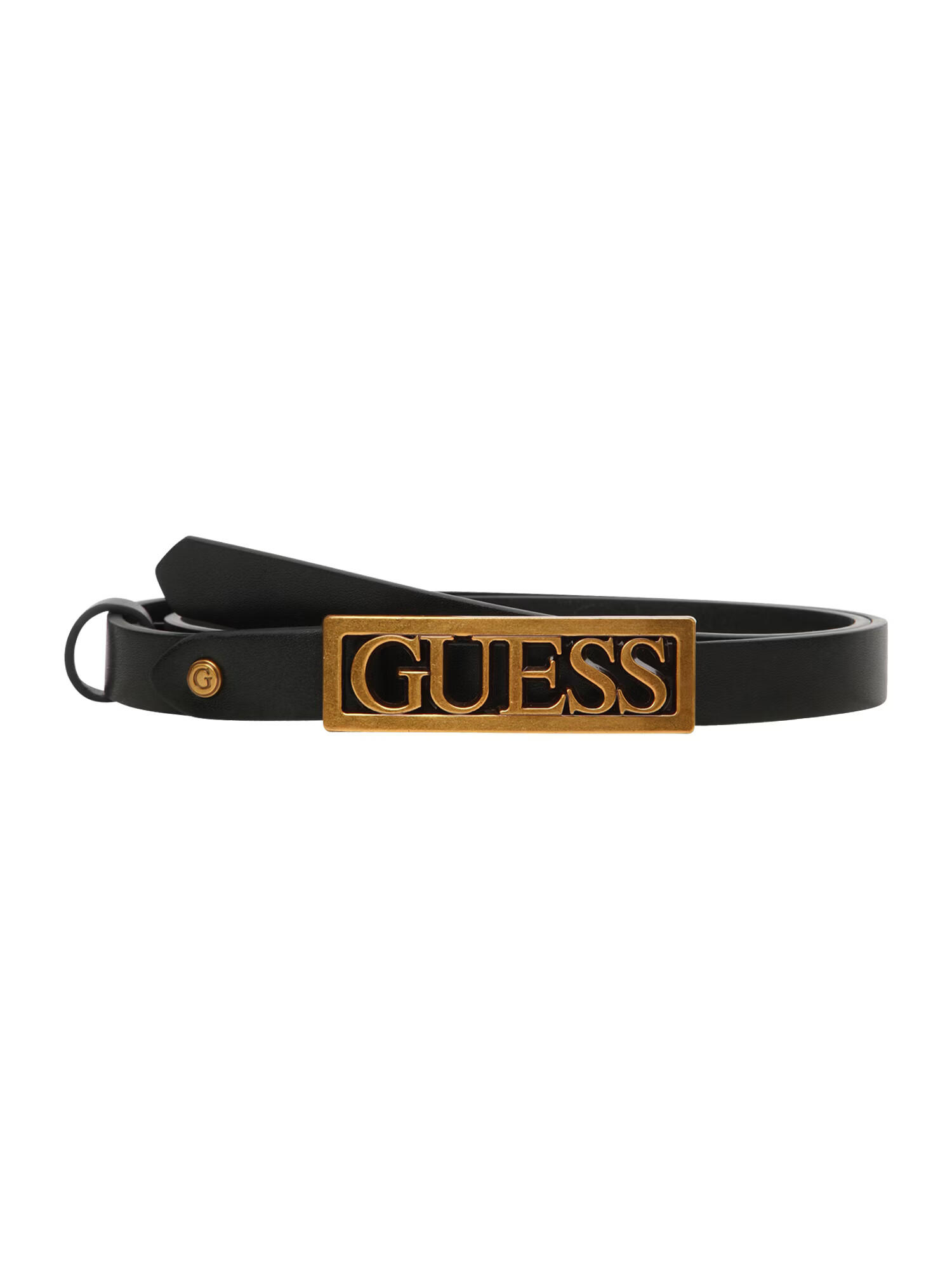 GUESS Curea 'Izzy' auriu / negru - Pled.ro