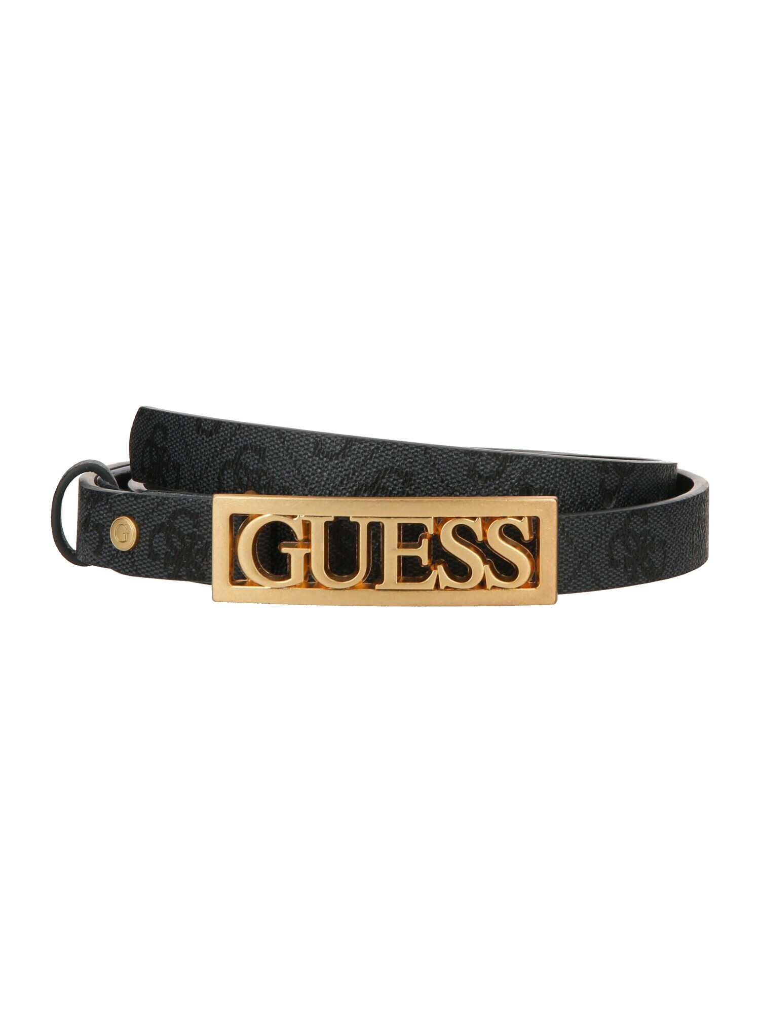 GUESS Curea 'Silvana' auriu / negru - Pled.ro