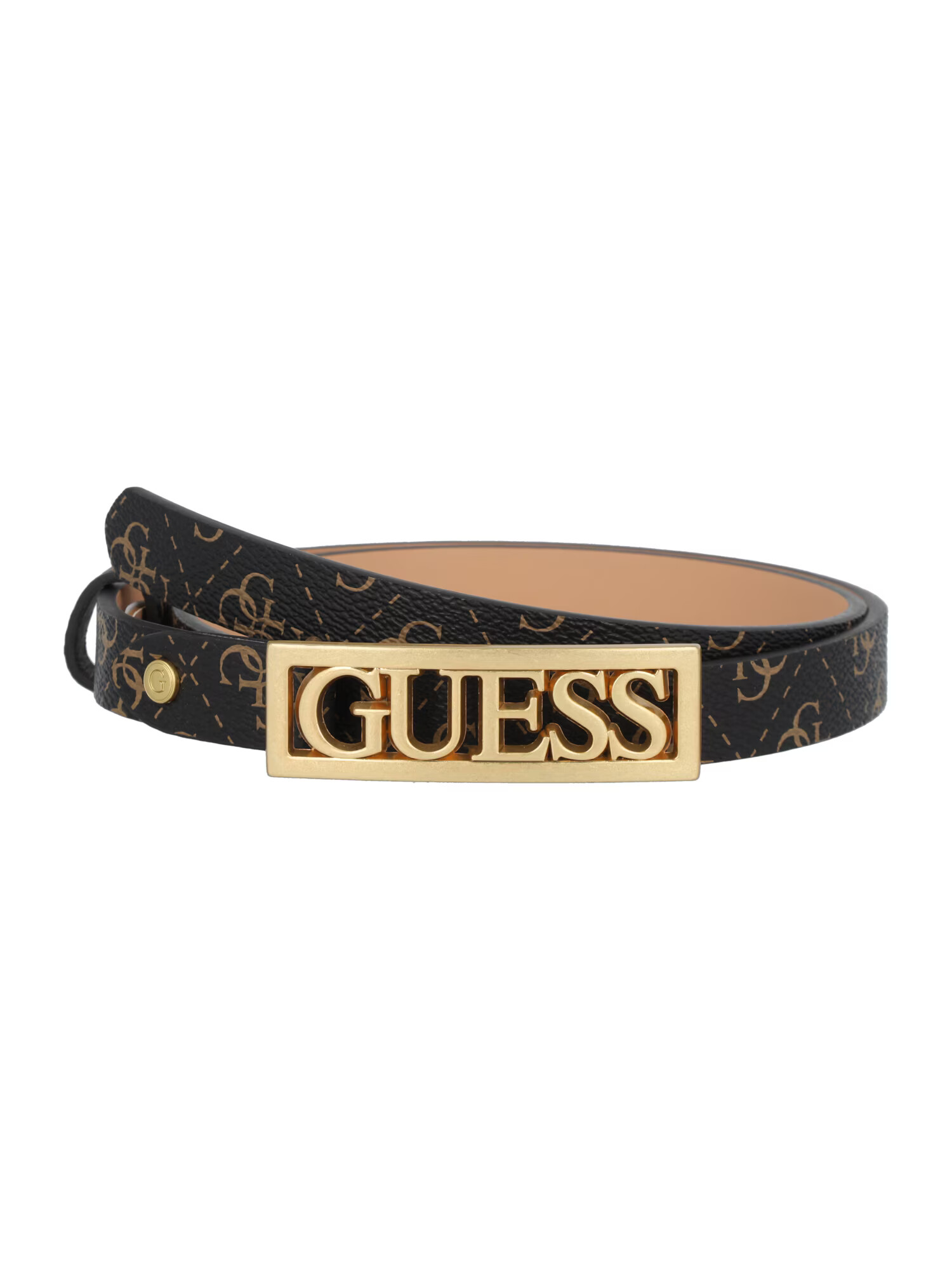 GUESS Curea 'Silvana' maro / negru - Pled.ro