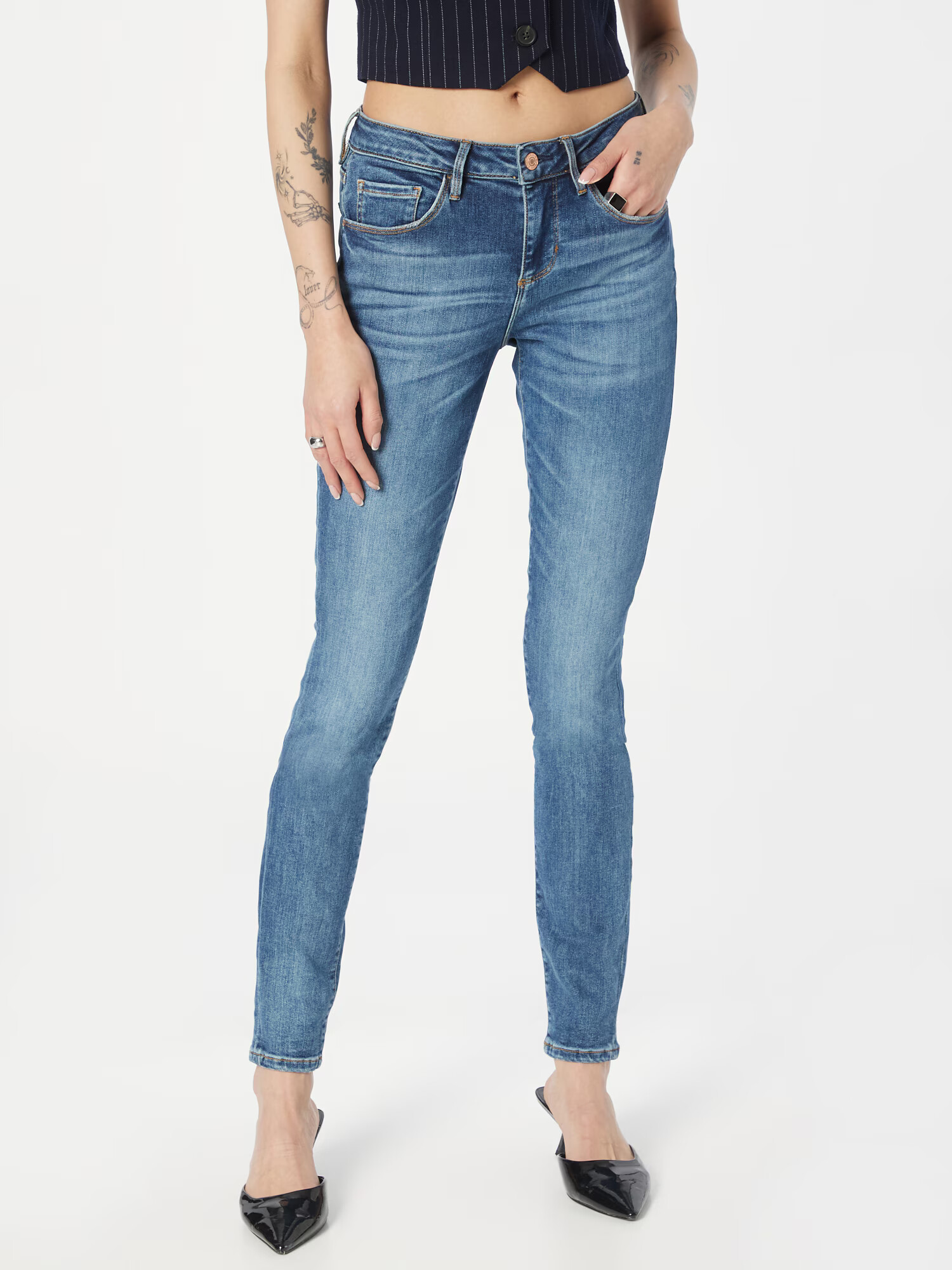 GUESS Jeans 'ANNETTE' albastru denim - Pled.ro