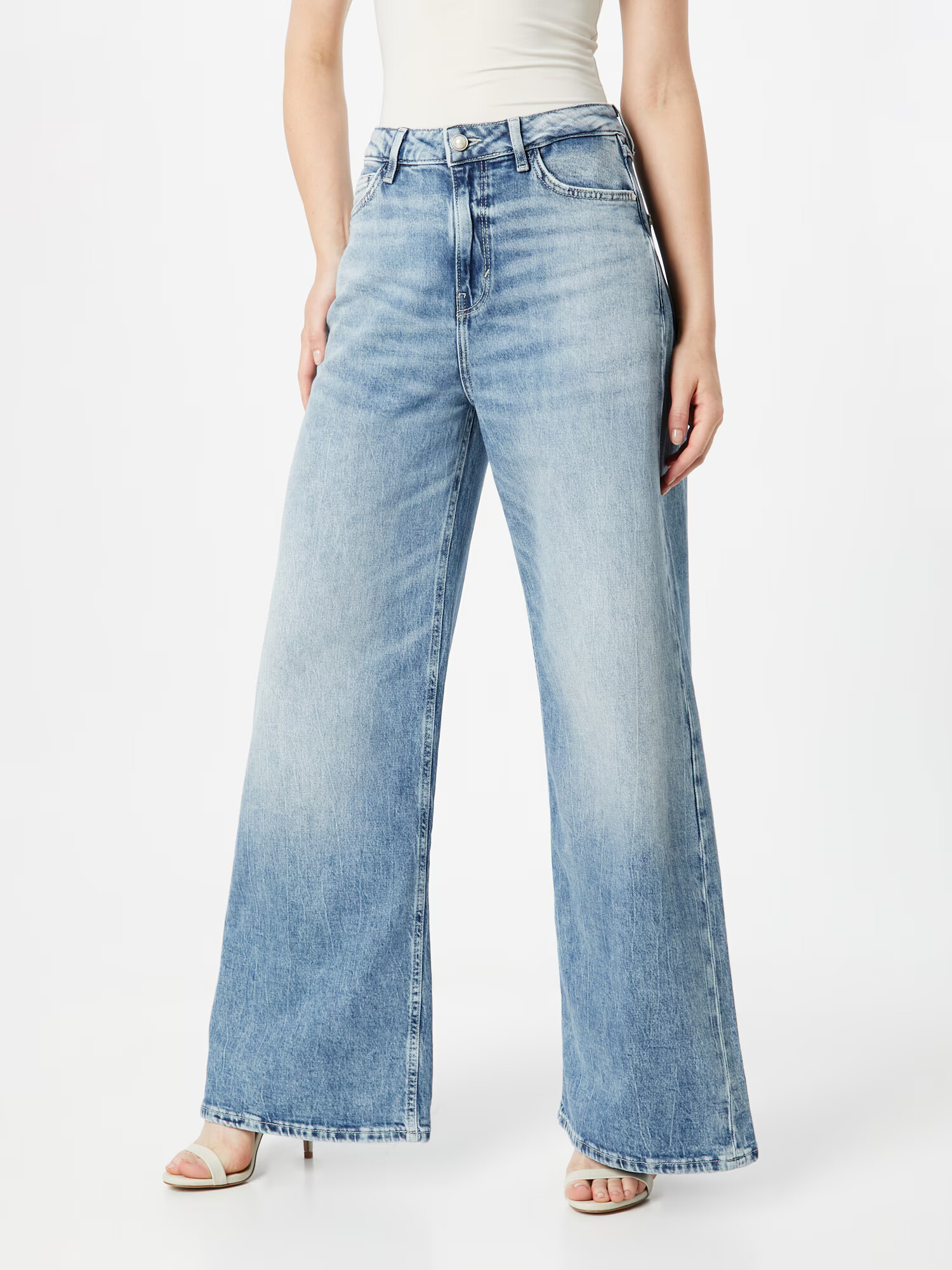 GUESS Jeans 'BELLFLOWER' albastru denim - Pled.ro